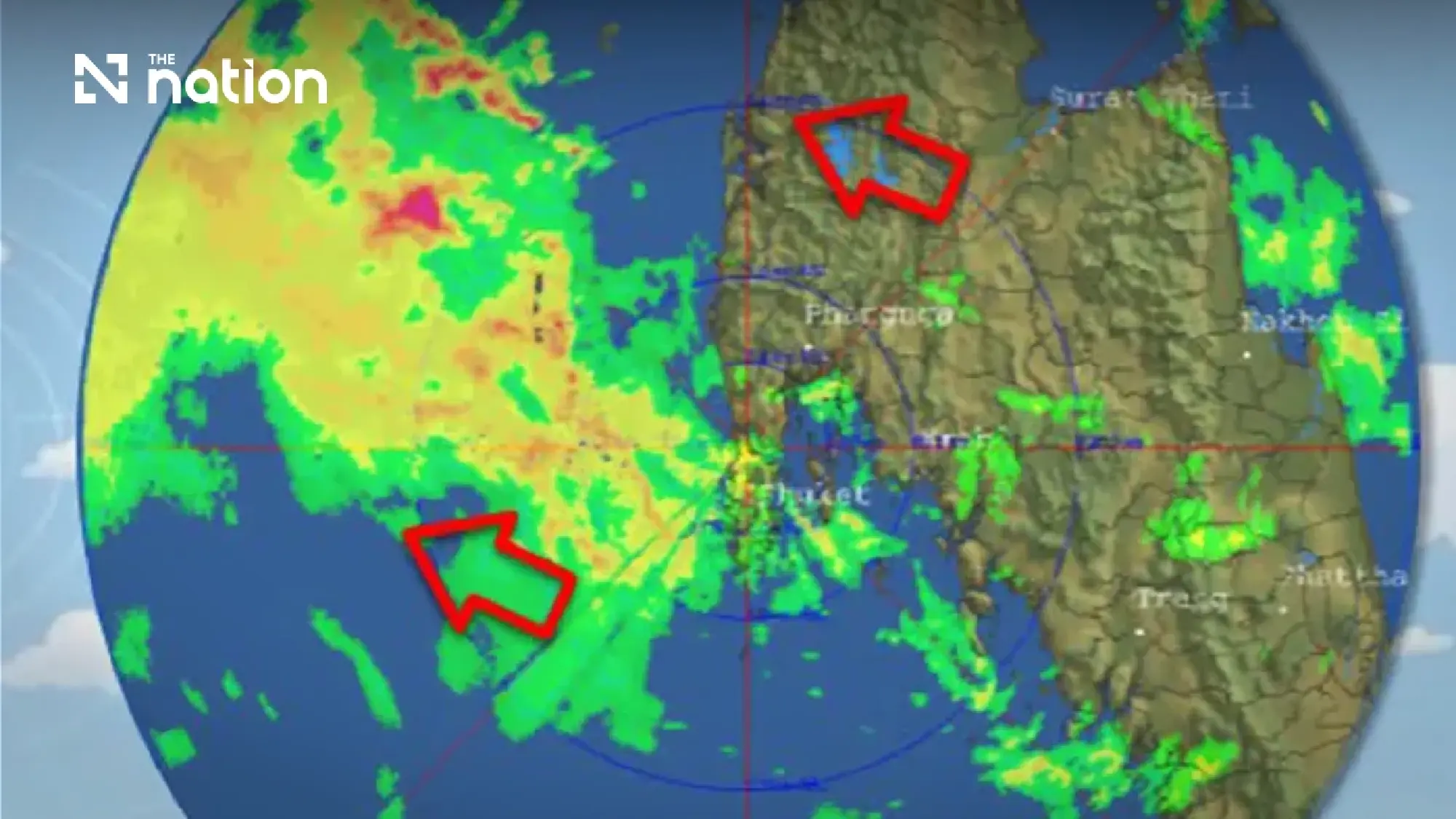 Phuket City issues red alert as roads flood on October 29