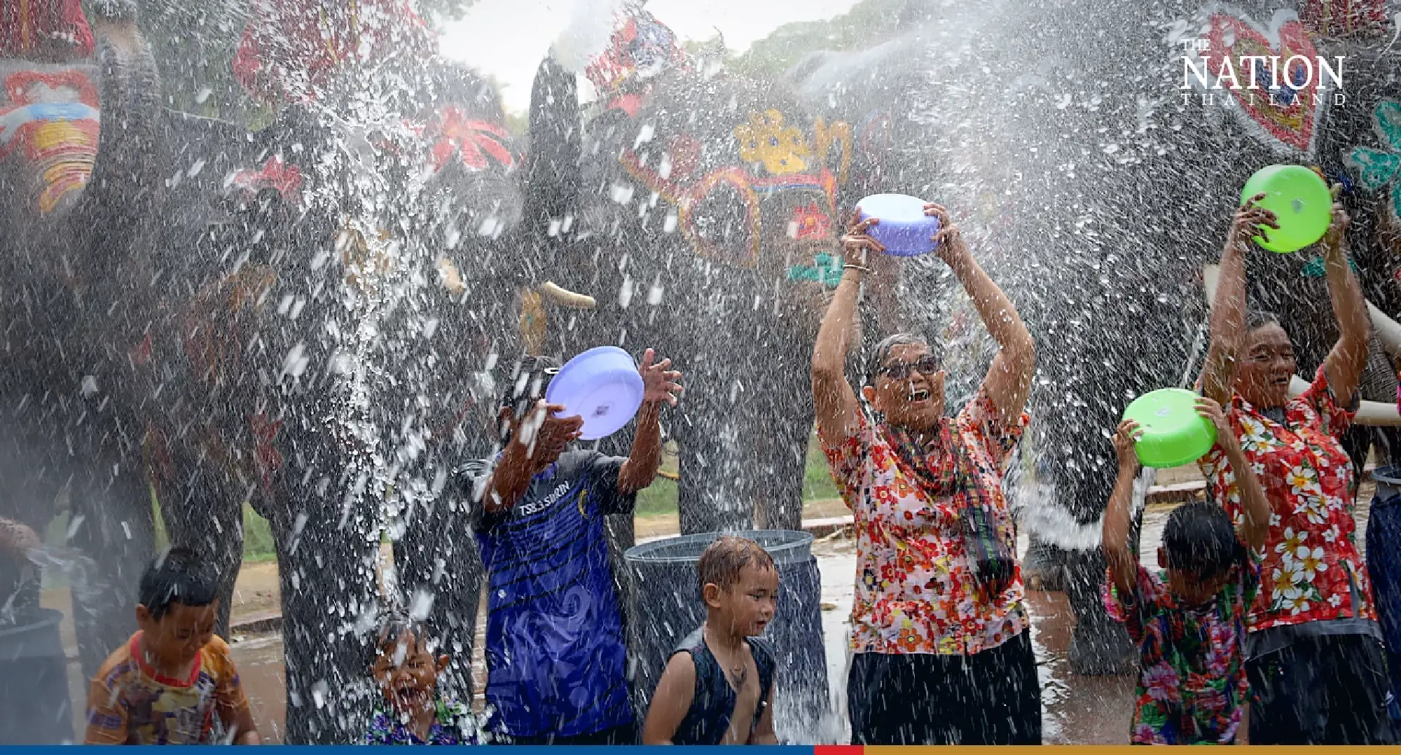 Songkran is here: Ayutthaya trumpets message with colourful march of elephants - Photo 5