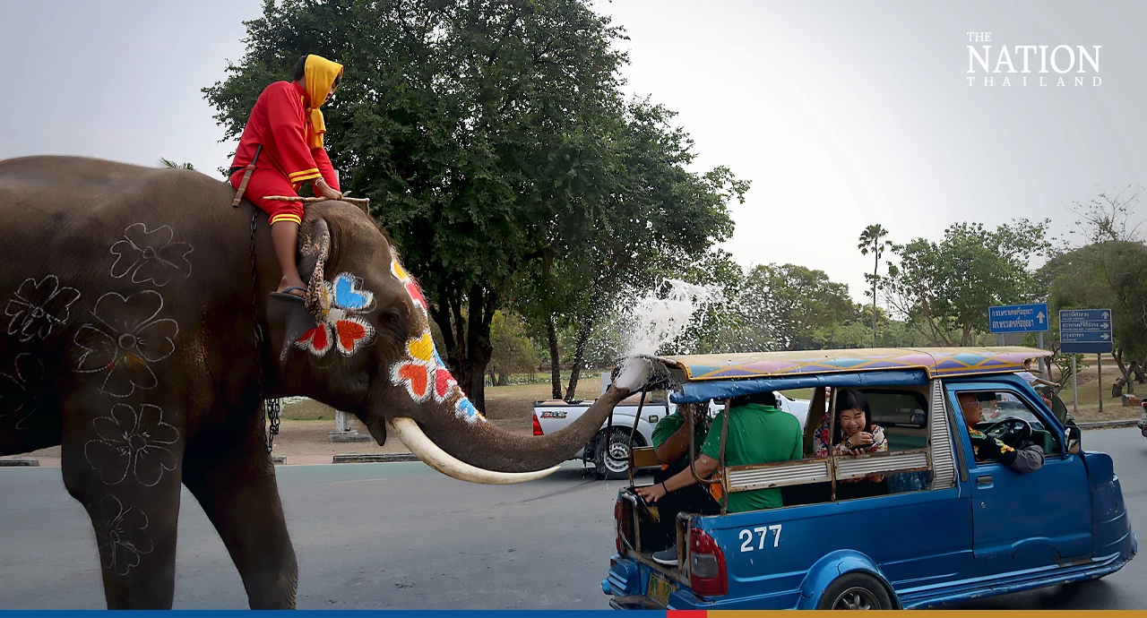 Songkran is here Ayutthaya trumpets message with colourful march of