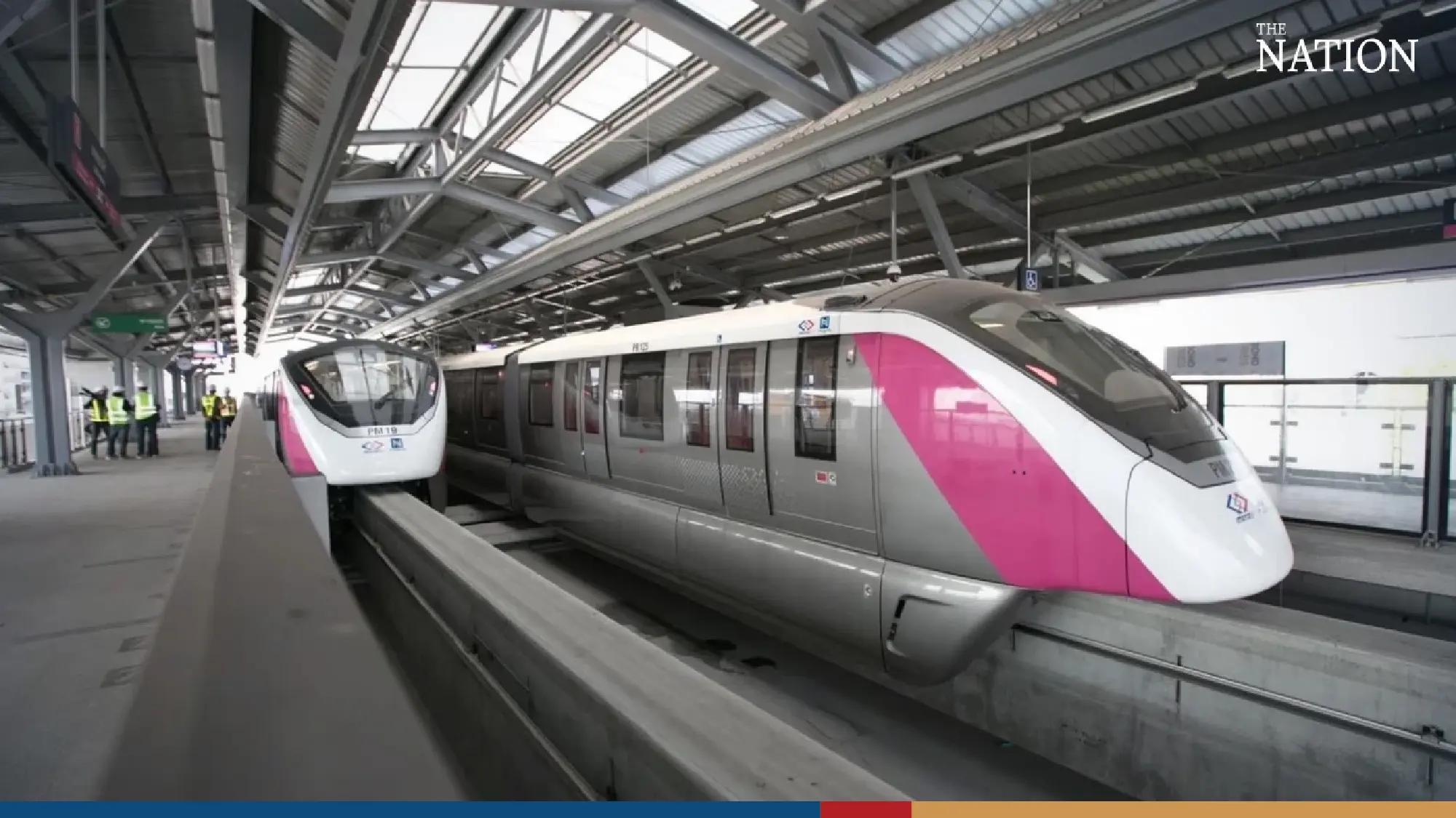 MRT Pink Line linking Nonthaburi to Min Buri to be ready by yearend - Photo 2