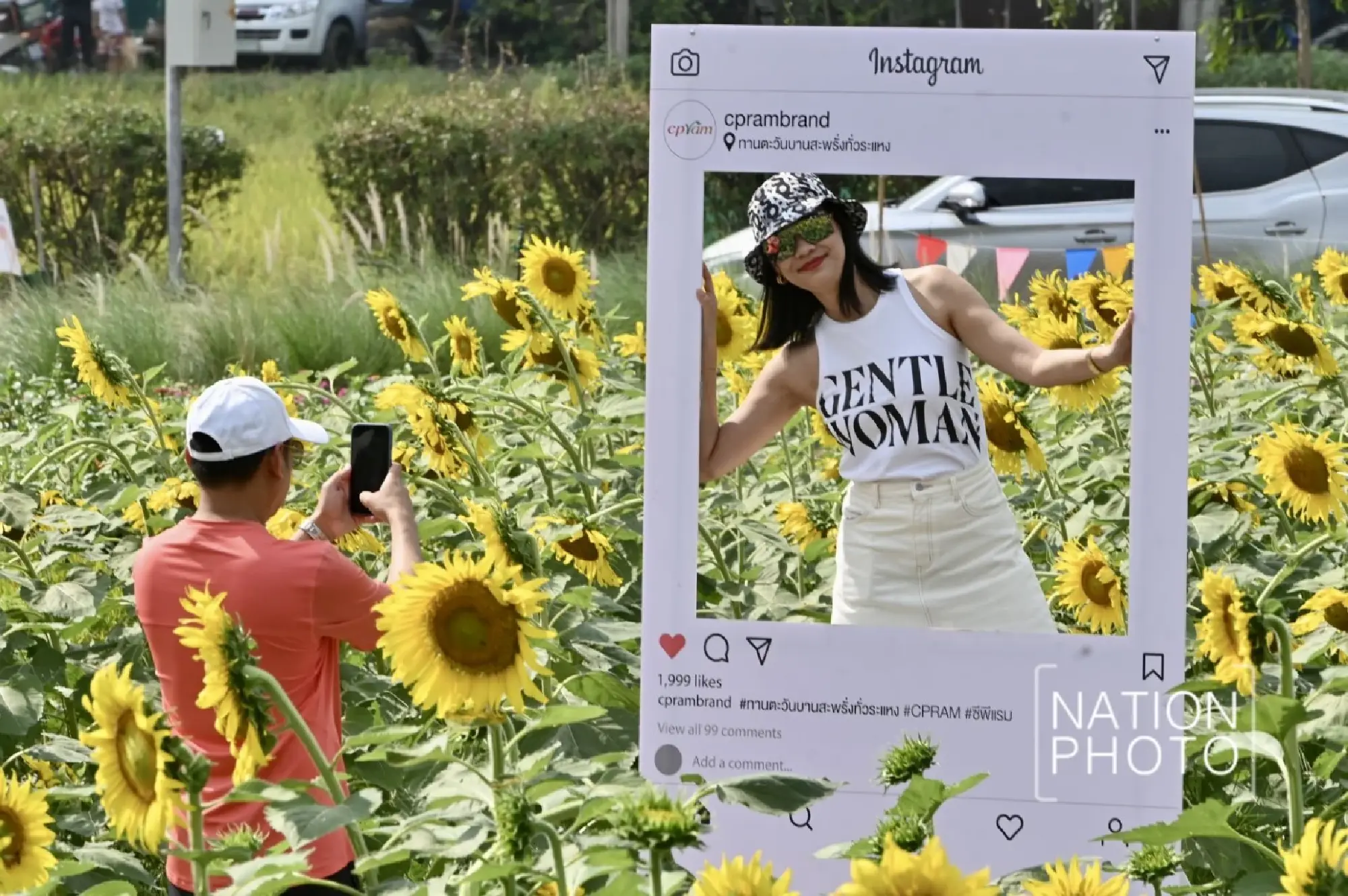 Tourists enjoy Pathum Thani’s blooming sunflower wonderland - Photo 29
