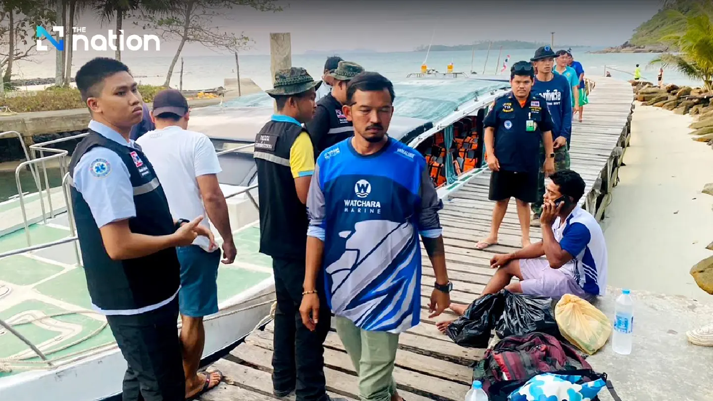15 sports anglers and crew cheat death after boat sinks off Trat - Photo 3