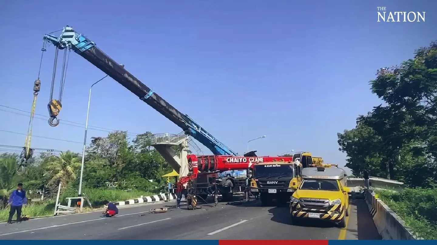 Bridge collapses, blocking highway - Photo 4