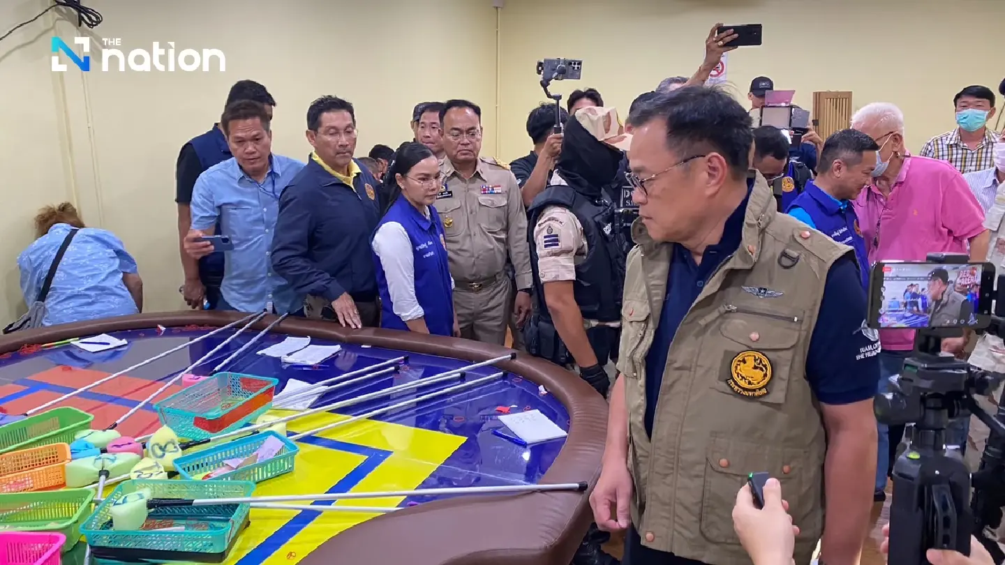 State officials raid ‘large’ gambling den in Nonthaburi, nab 300 punters - Photo 2