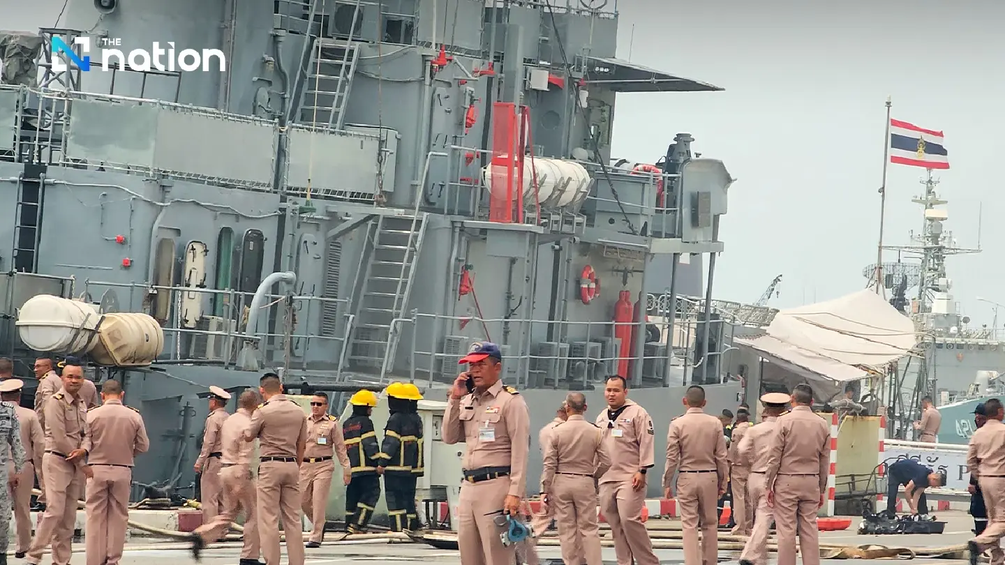 Thai Navy warship accidentally fires at frigate, wounding nine sailors - Photo 3