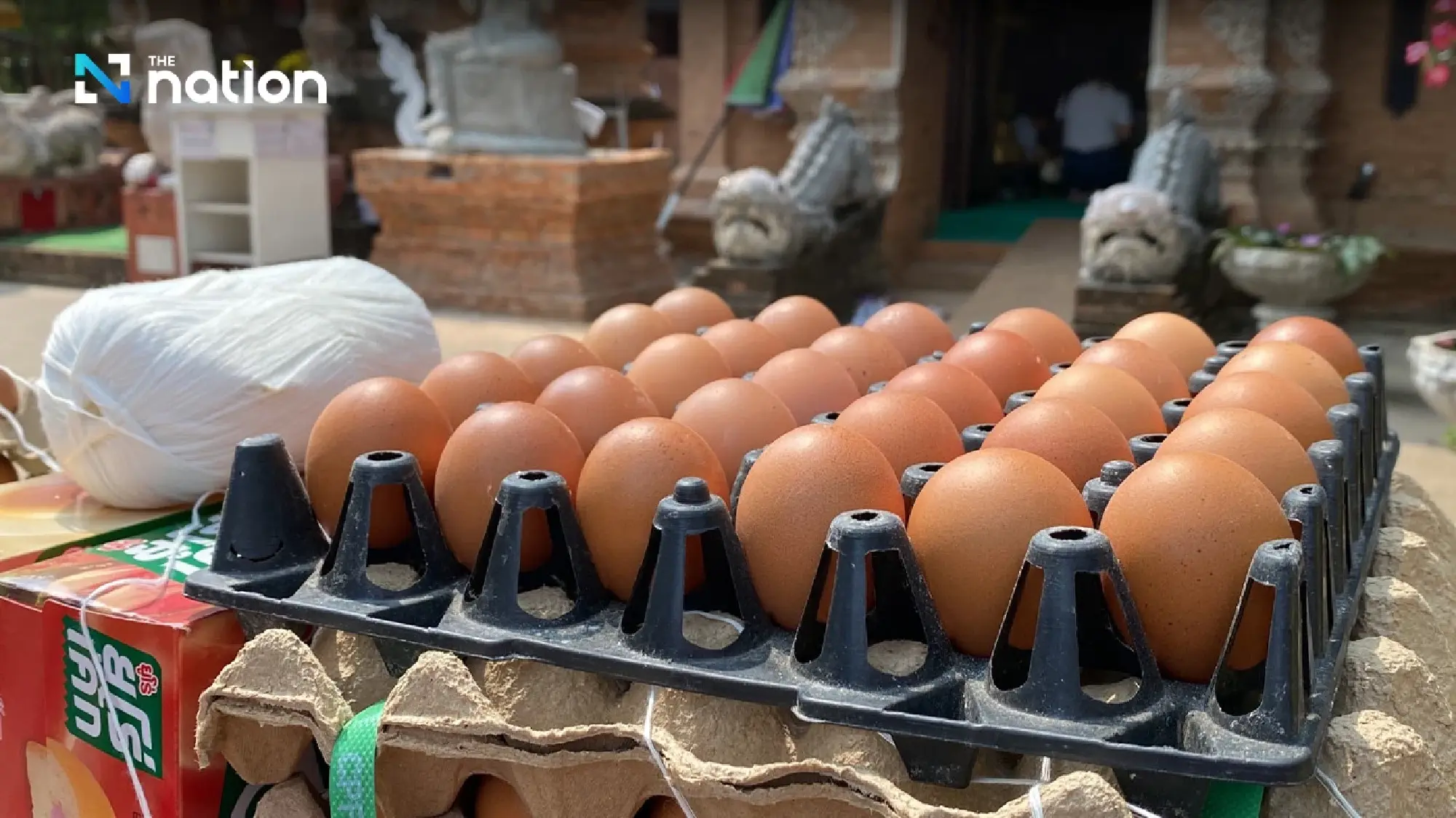 Abbot donates 3,000 eggs to tired Chiang Mai fire fighters - Photo 3