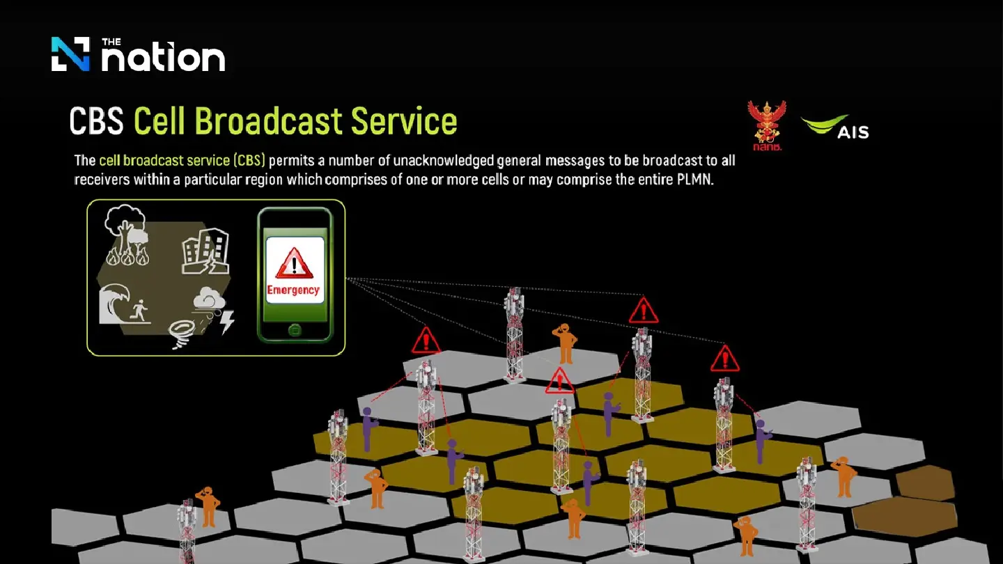 NBTC, AIS successfully launch new cellular disaster broadcast service - Photo 2
