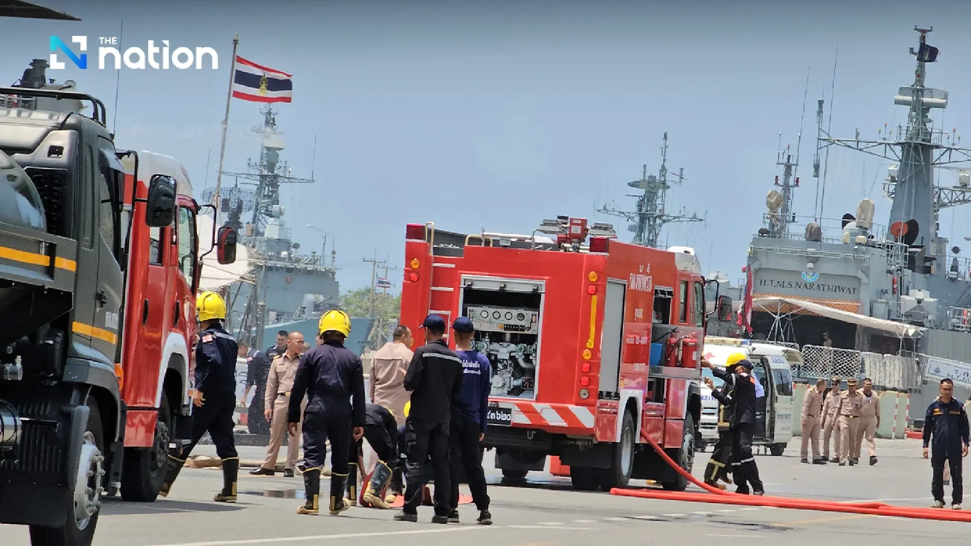 Thai Navy warship accidentally fires at frigate, wounding nine sailors - Photo 6