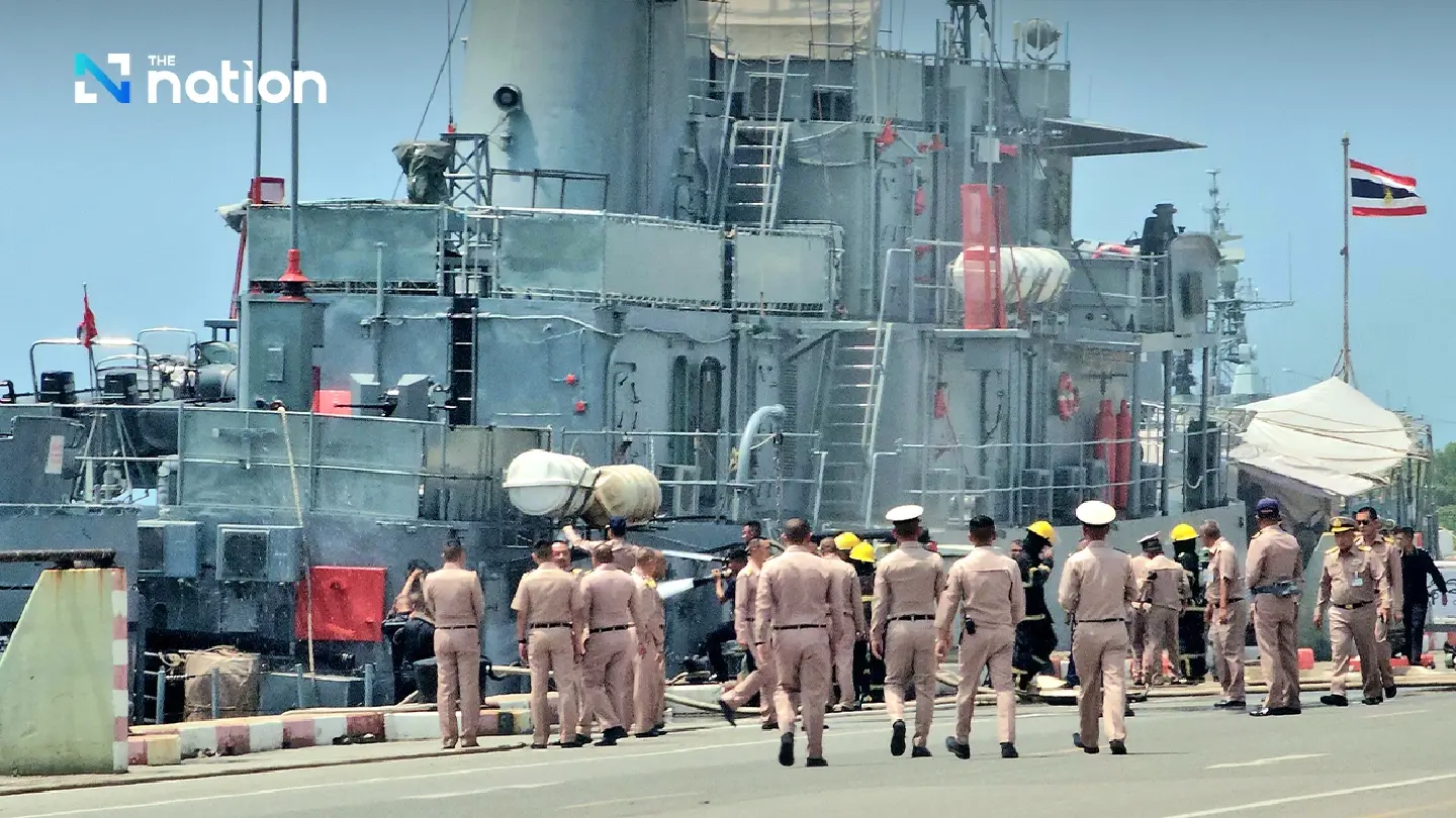 Thai Navy warship accidentally fires at frigate, wounding nine sailors - Photo 1