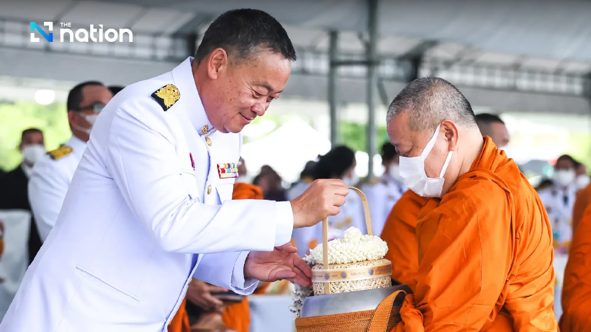Top govt officials gather at Sanam Luang to mark Her Majesty’s birthday - Photo 5