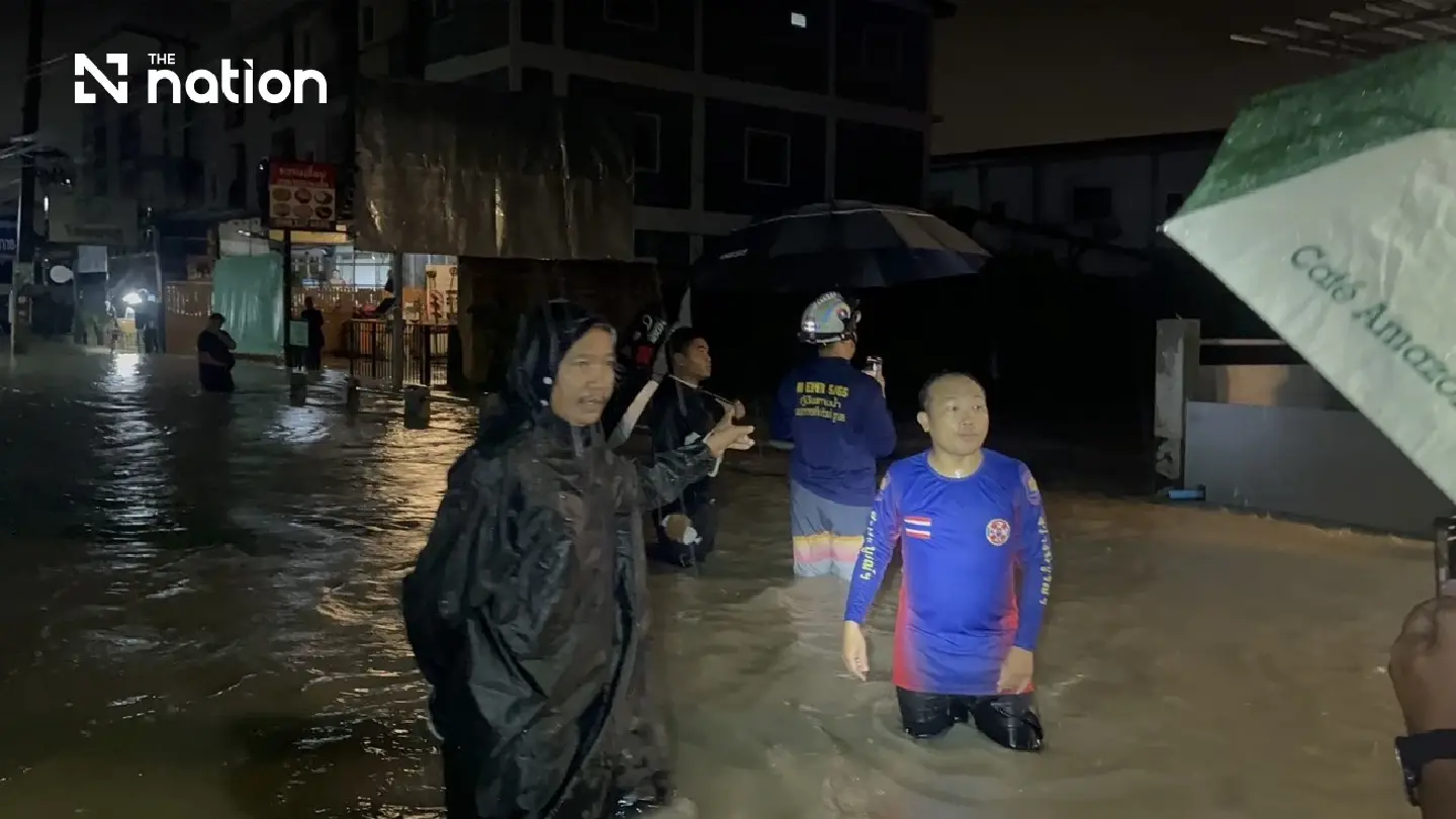 Pattaya floods leave one foreign man missing on Thursday - Photo 4
