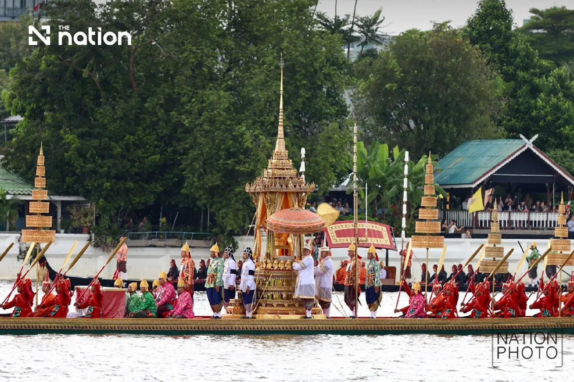 Thai navy holds second full-dress Royal Barge Procession rehearsal - Photo 15