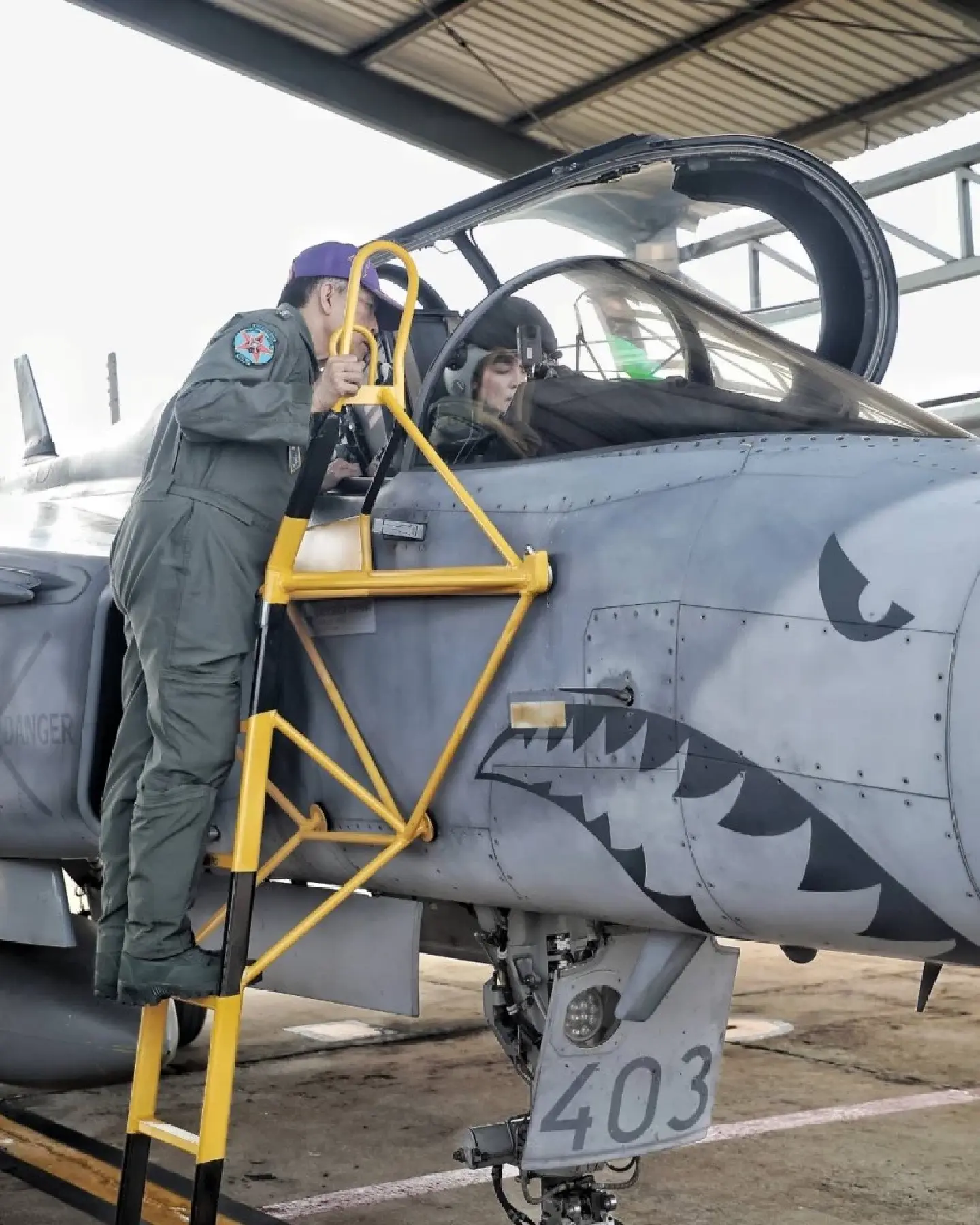 Thailand's King witnesses Queen's first solo flight in a Gripen jet - Photo 4