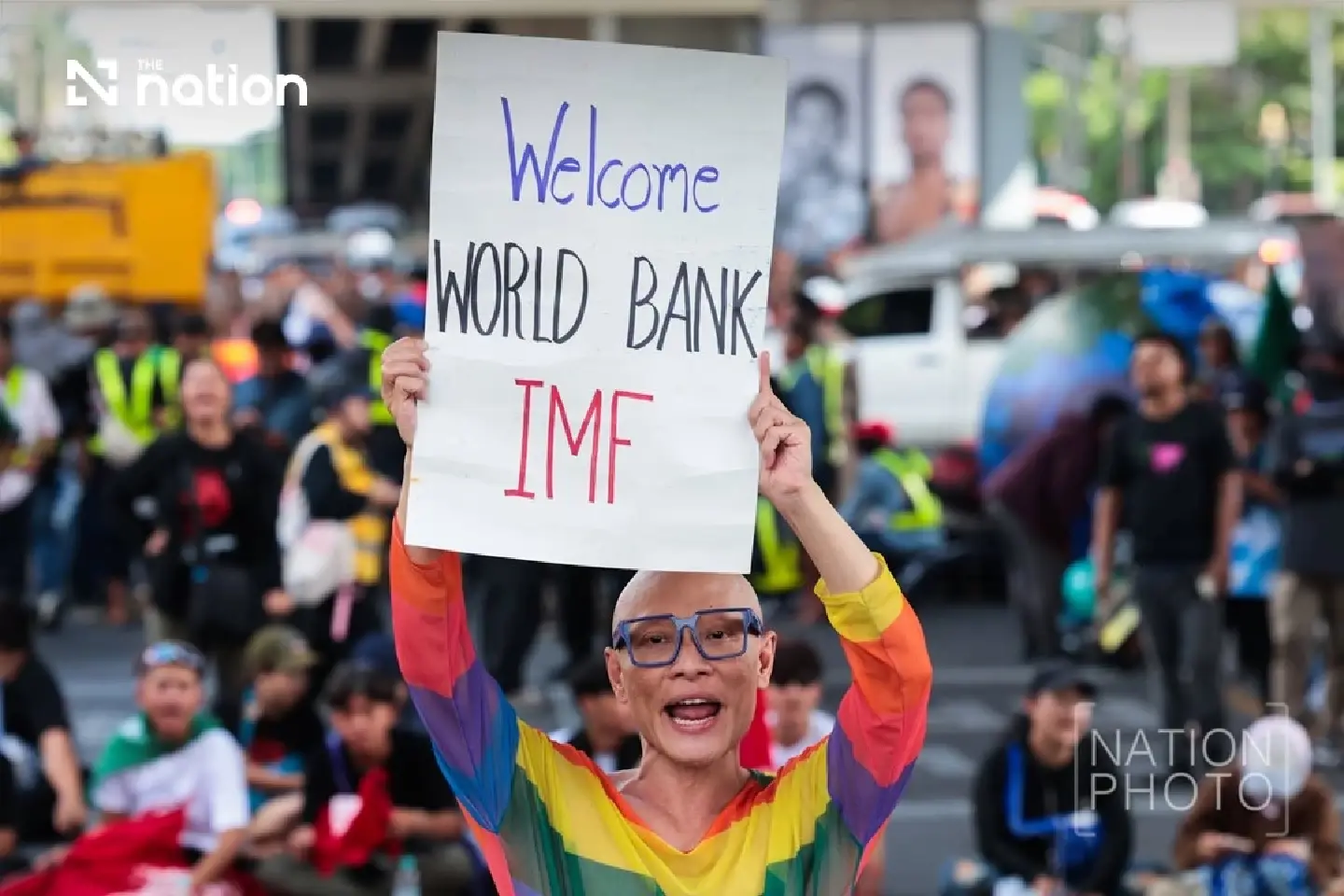 Bangkok protesters demand transparency in development policy