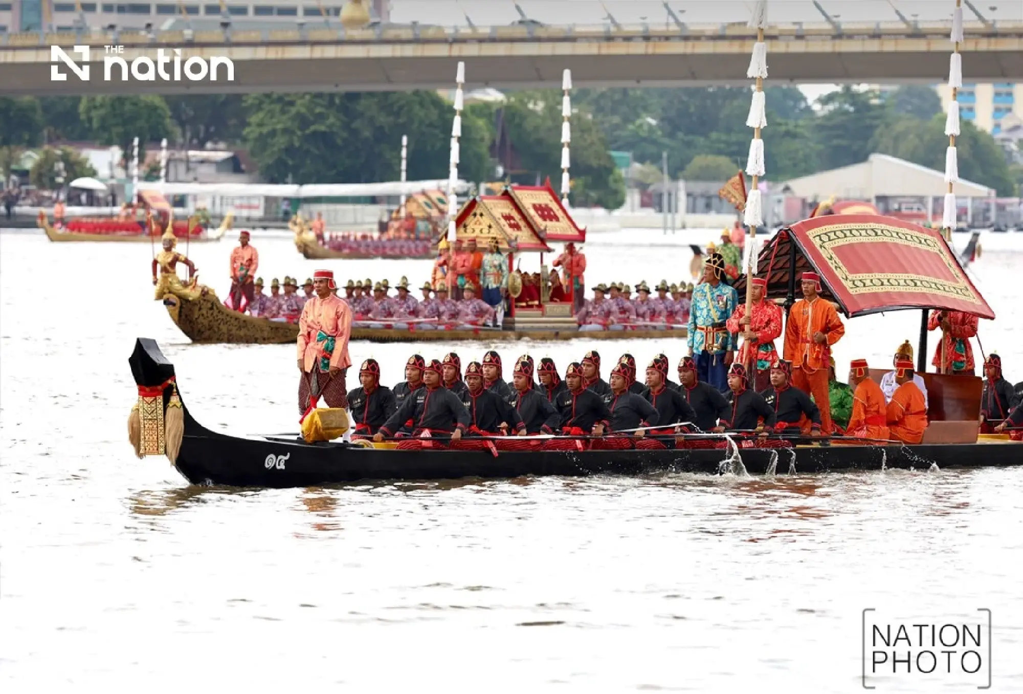 Thai navy holds second full-dress Royal Barge Procession rehearsal - Photo 10