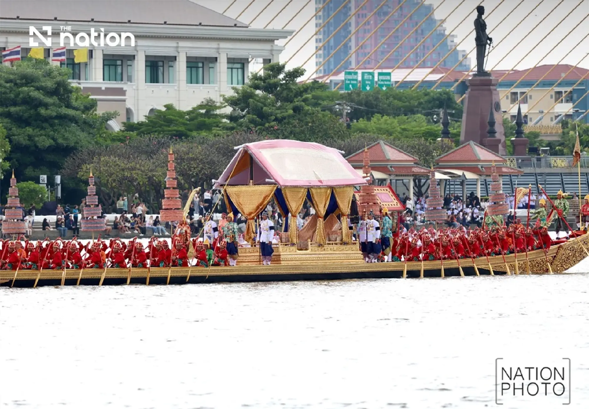 Thai navy holds second full-dress Royal Barge Procession rehearsal - Photo 13