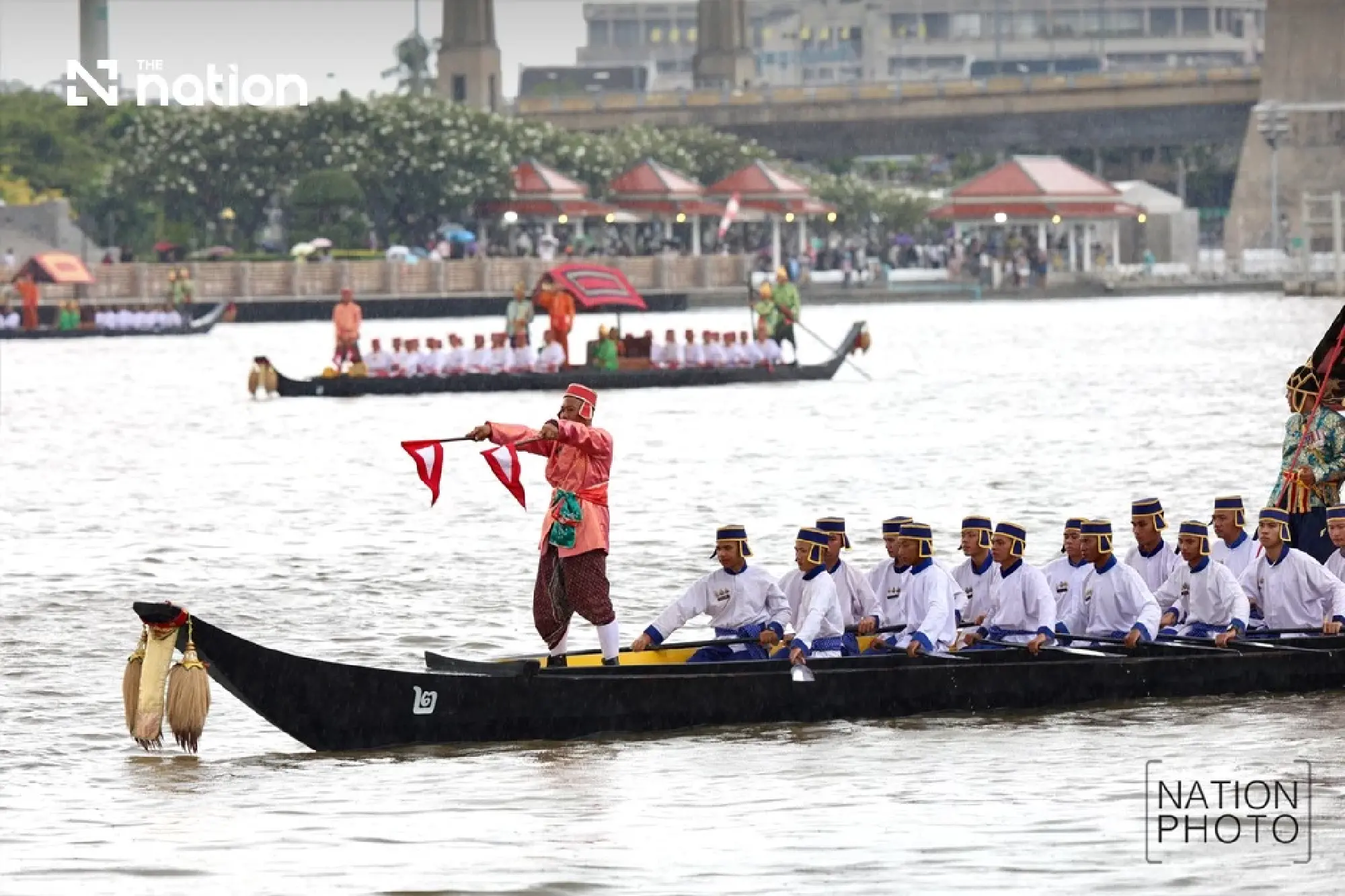 Thai navy holds second full-dress Royal Barge Procession rehearsal - Photo 12