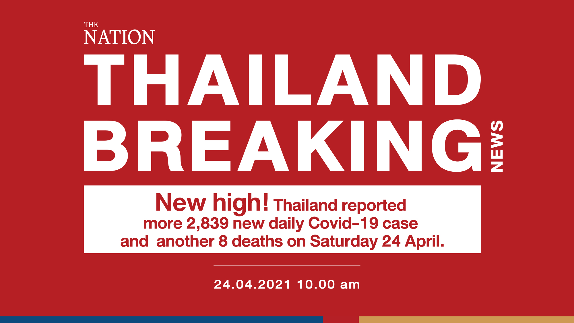 "Covid-19 cases and deaths hit a new high"