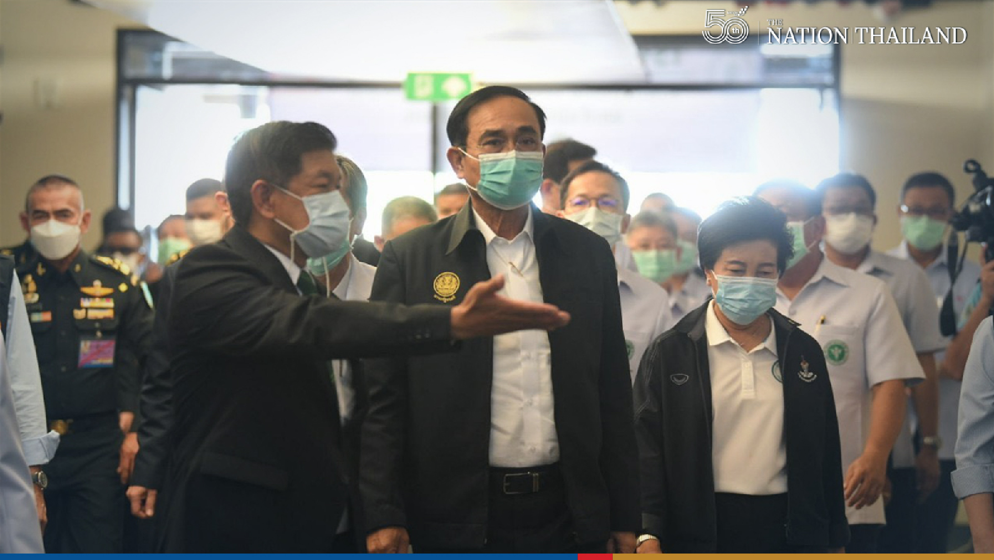 PM visits Bangkok’s 4th field hospital as Covid spreads