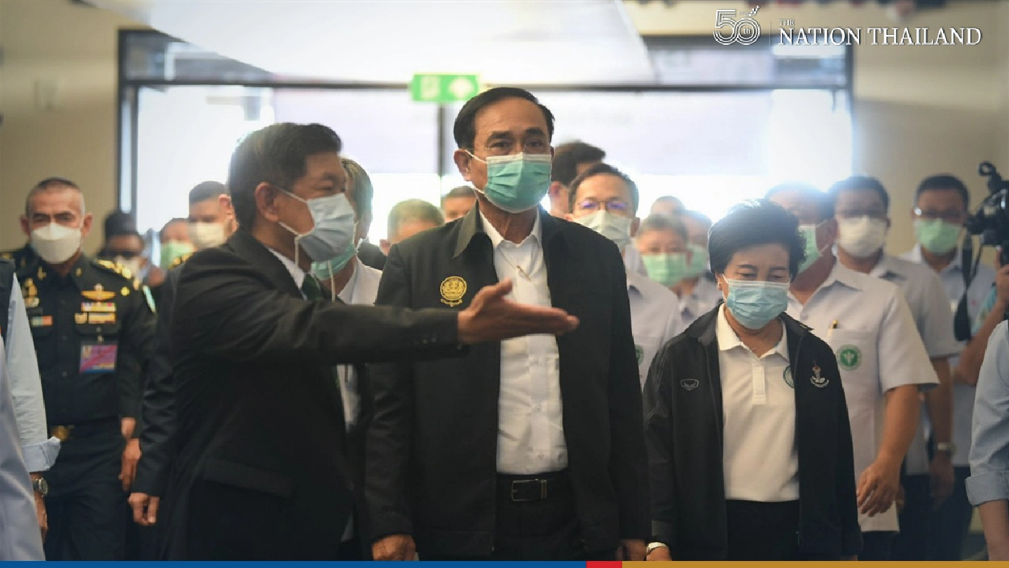 PM visits Bangkok’s 4th field hospital as Covid spreads PM visits Bangkok’s 4th field hospital as Covid spreads