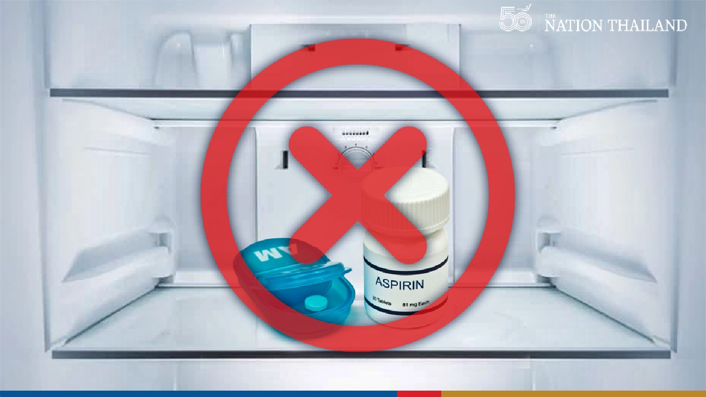 Keep aspirin in the fridge? Take them out, says FDA