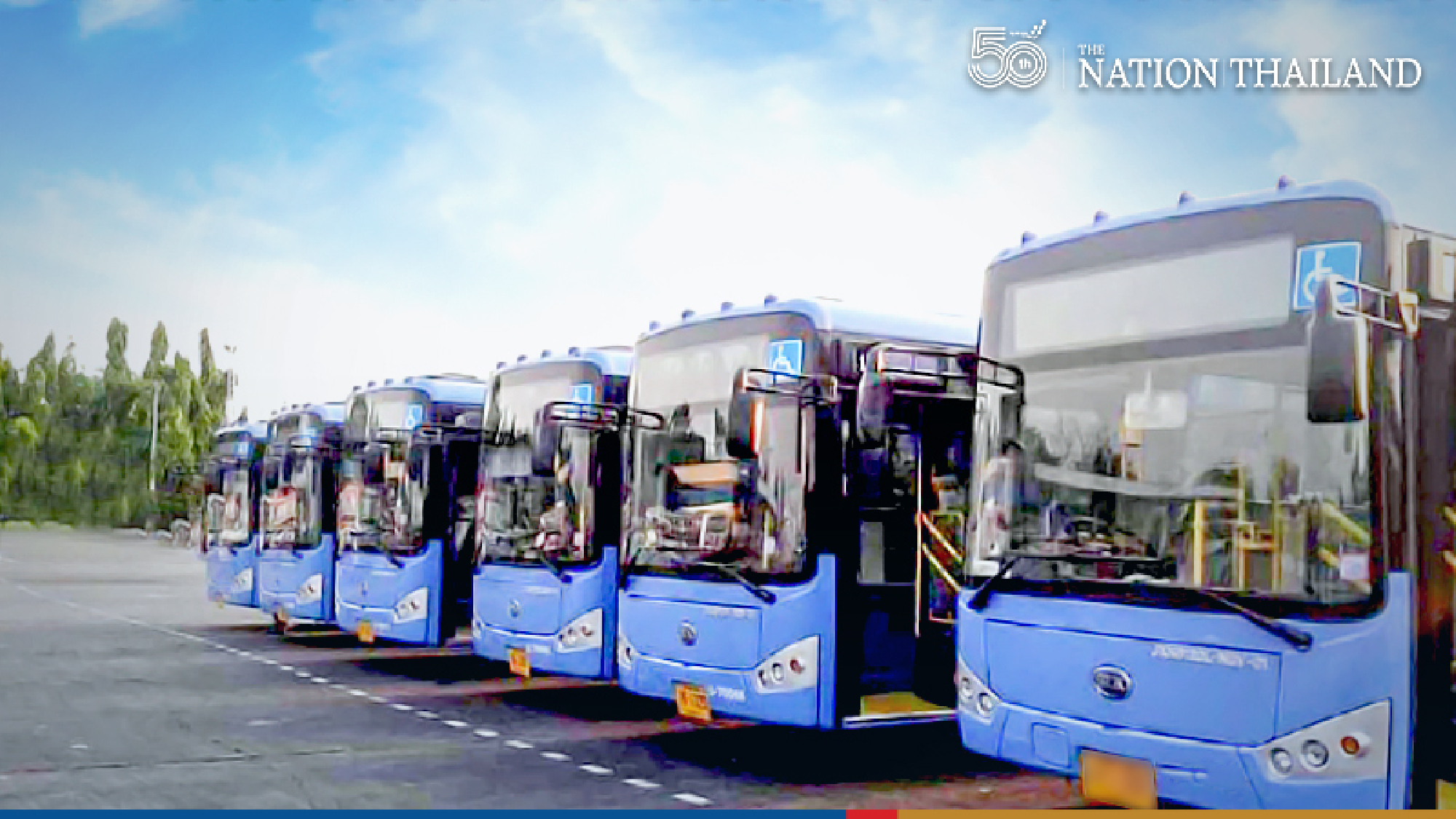 City bus service cut as Bangkok enters partial lockdown