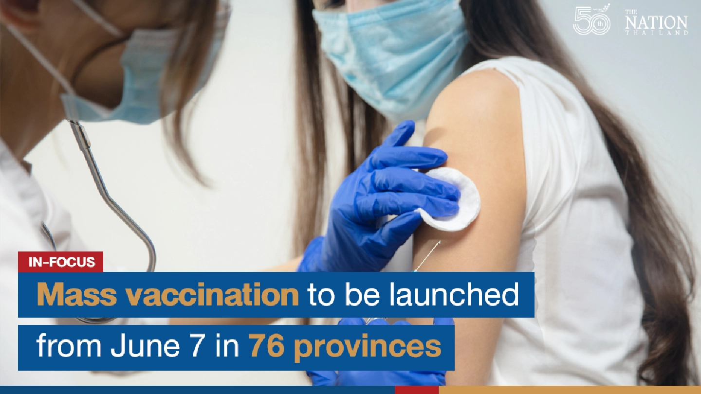 Mass vaccination to be launched from June 7 in 76 provinces
