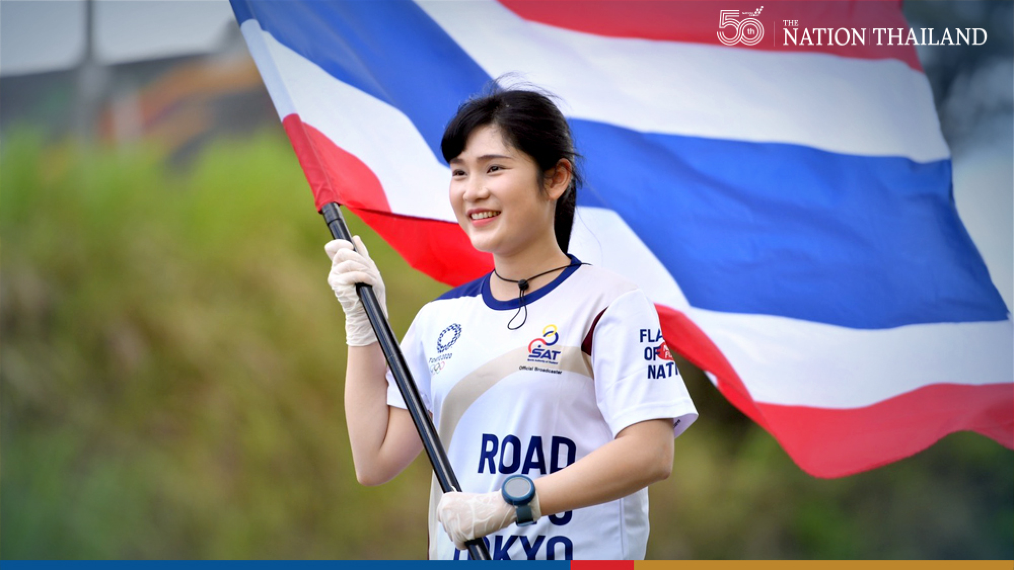 Thai flag edges towards Olympics as relay runners hit finishing straight