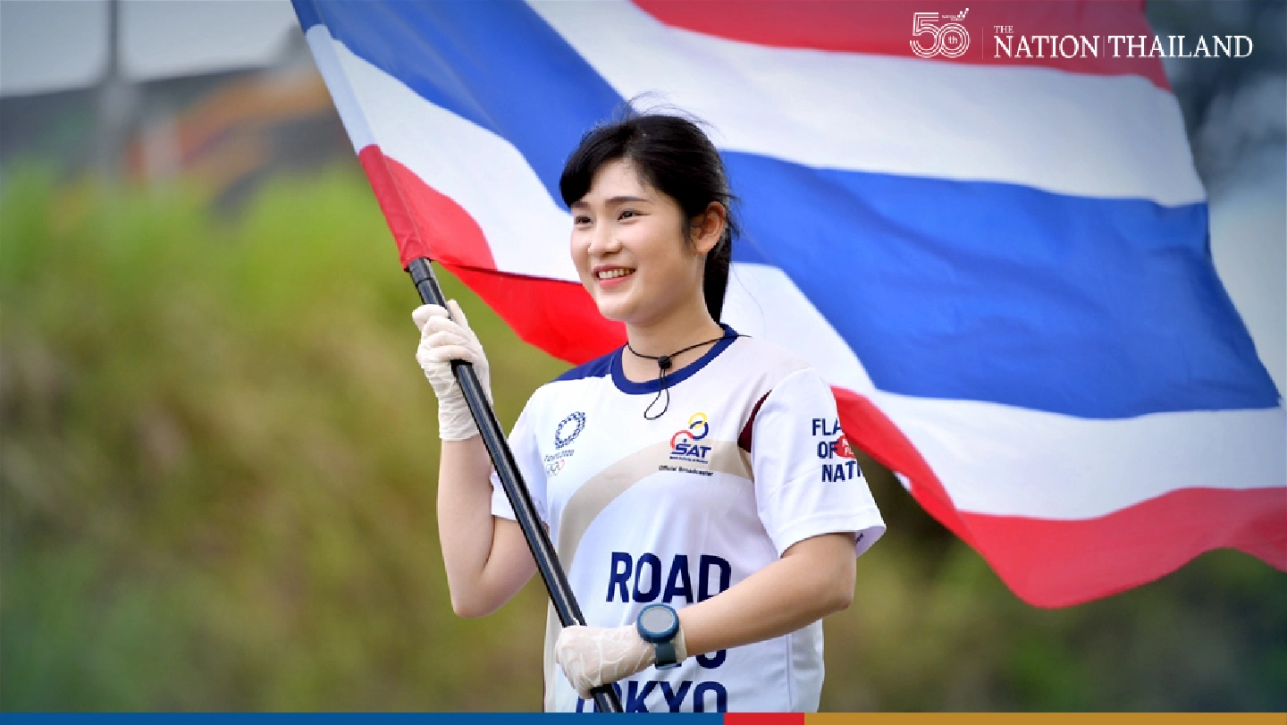 Thai flag edges towards Olympics as relay runners hit finishing straight Thai flag edges towards Olympics as relay runners hit finishing straight