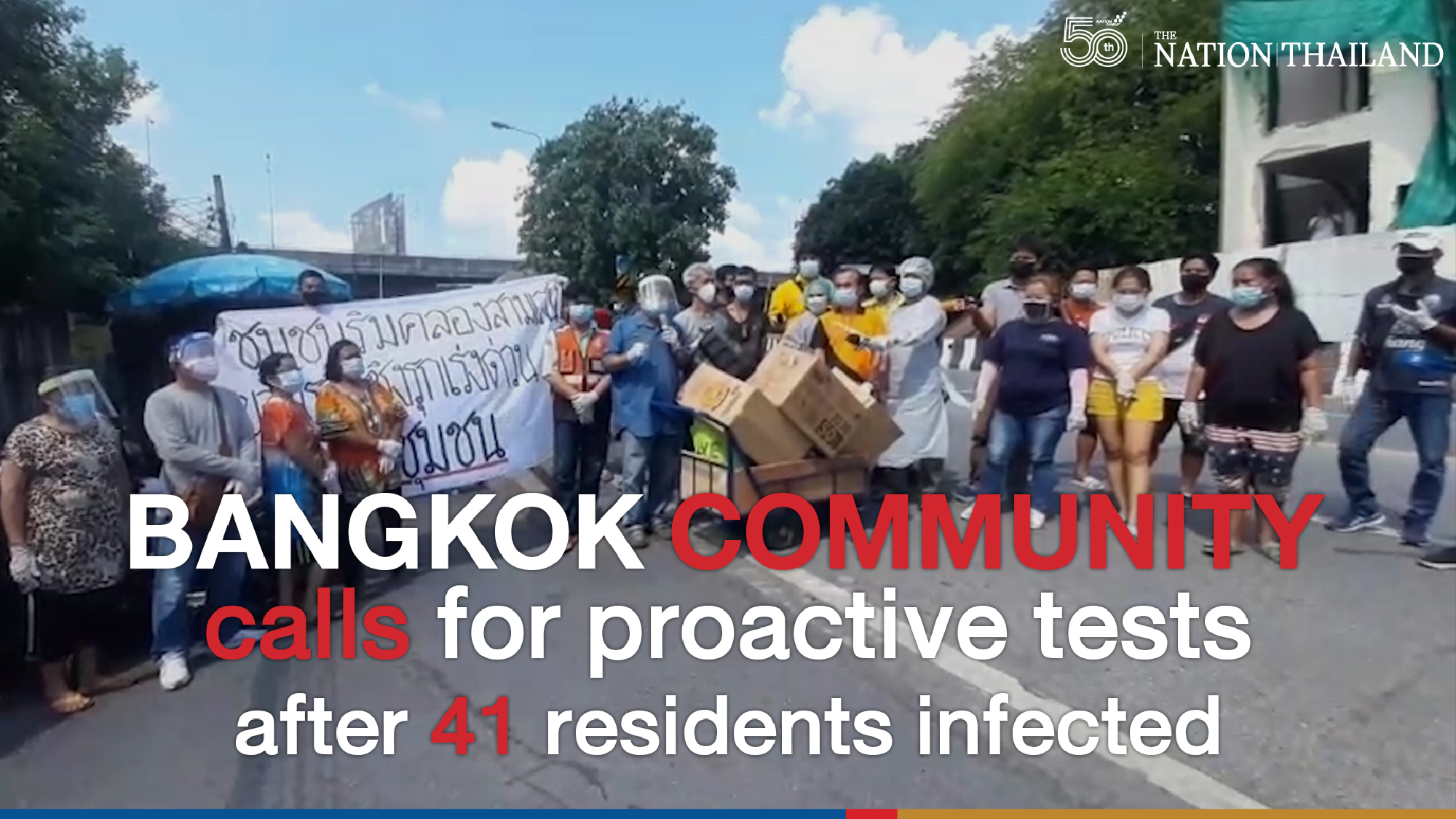 Bangkok community calls for proactive tests after 41 residents infected
