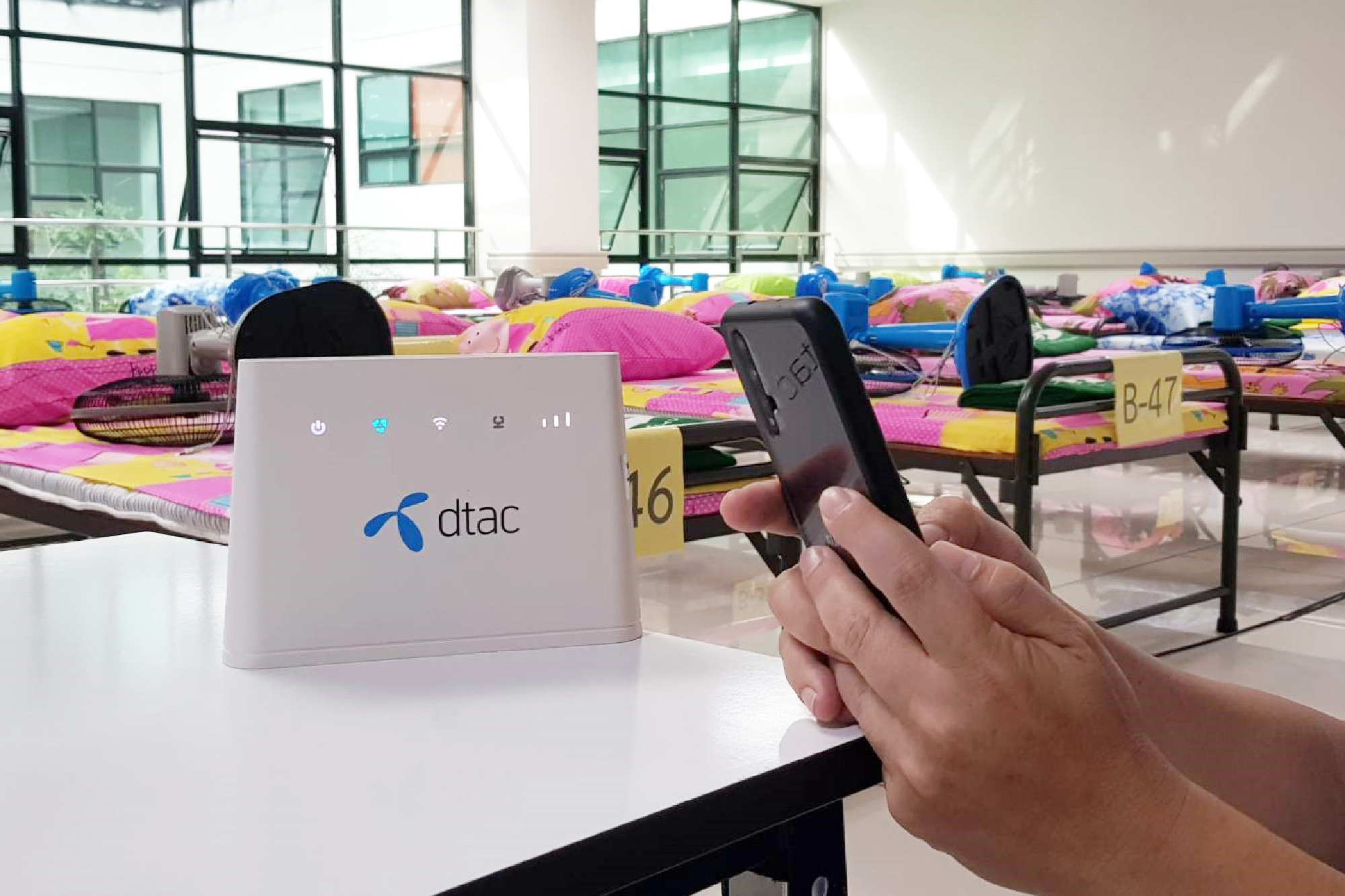 As Data Usage Doubles in Field Hospitals dtac Deploys Free Wi-Fi