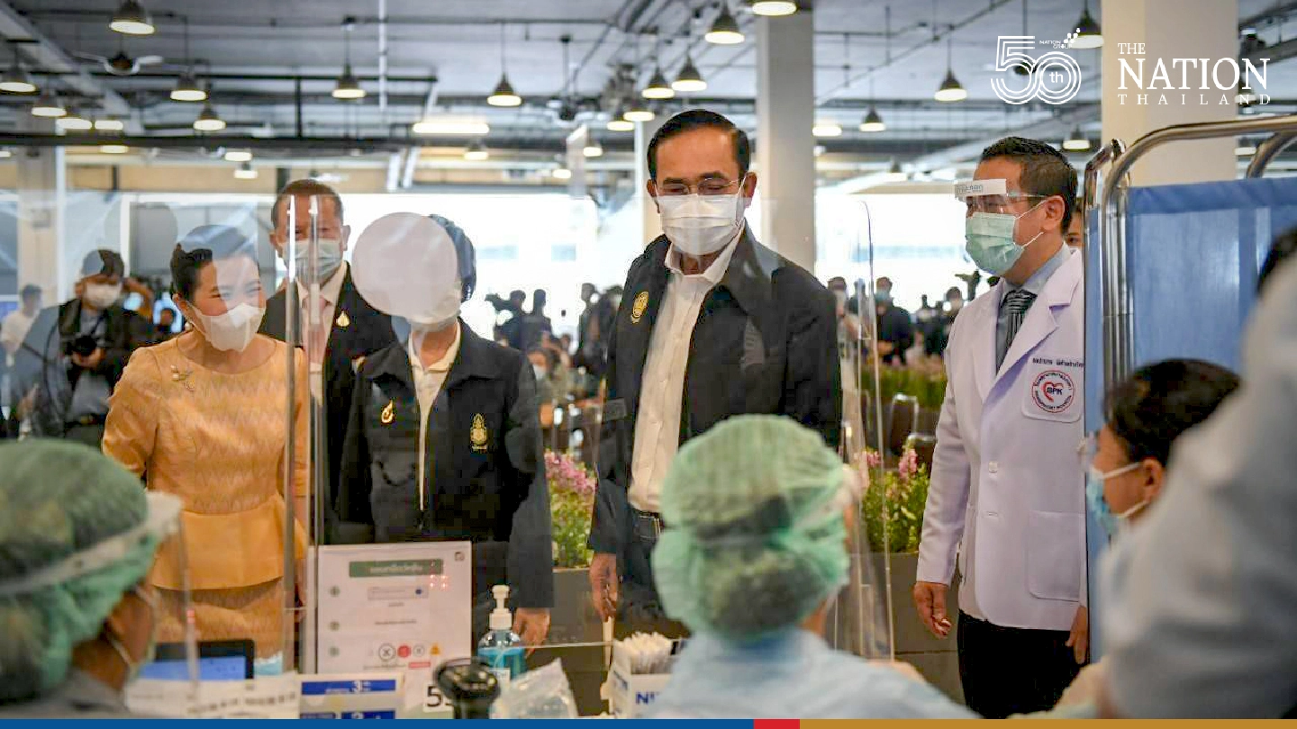 Covid jab the best and only protection, Prayut says Covid jab the best and only protection, Prayut says