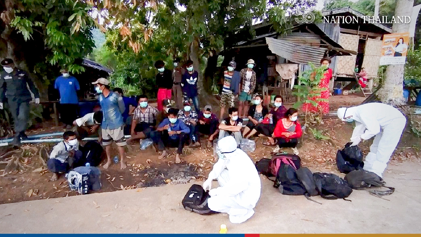 Kanchanaburi catches over 100 smuggled Myanmar migrants in one day