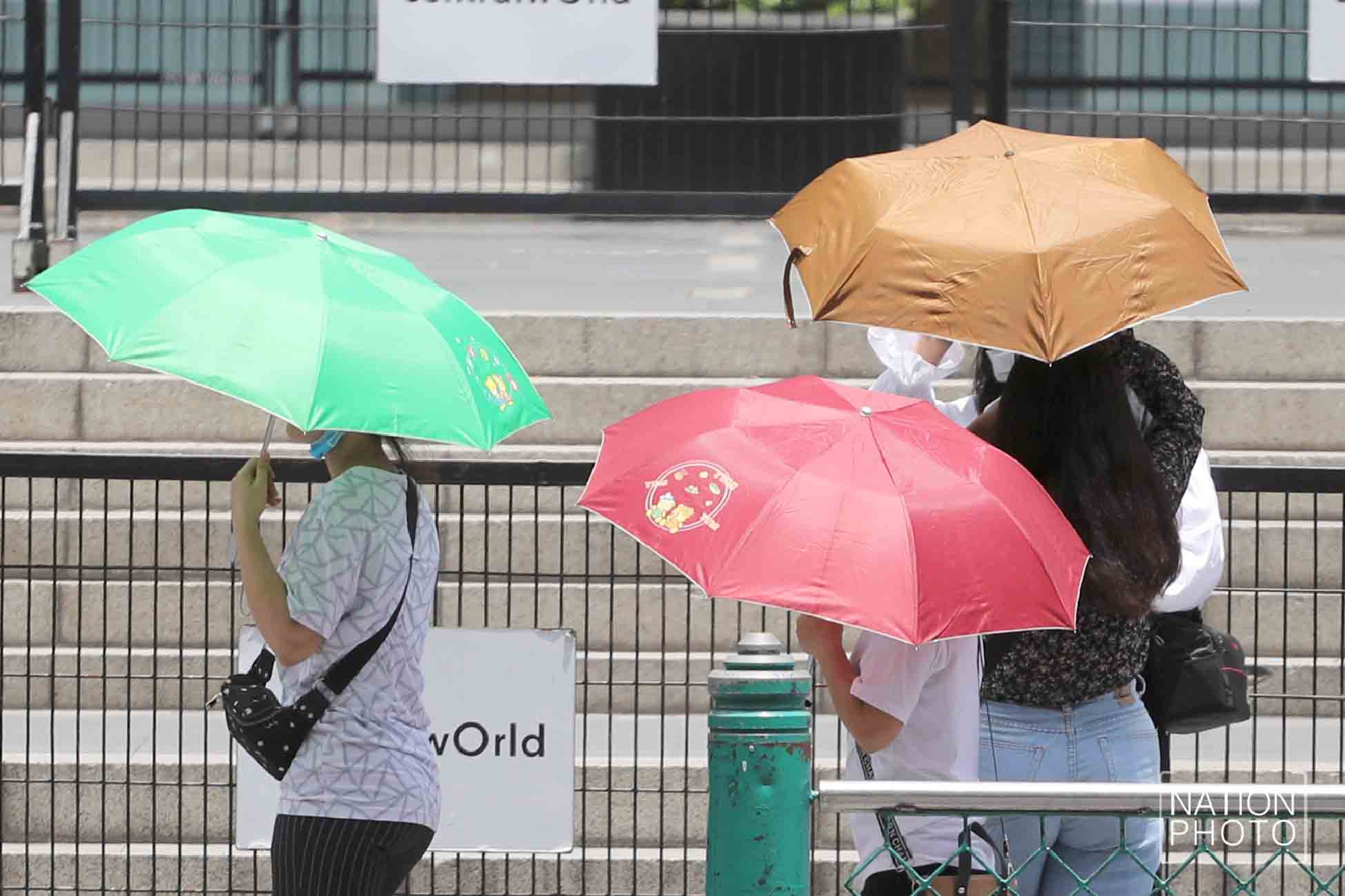 Hot day forecast for most of Thailand, isolated heavy rains in the South