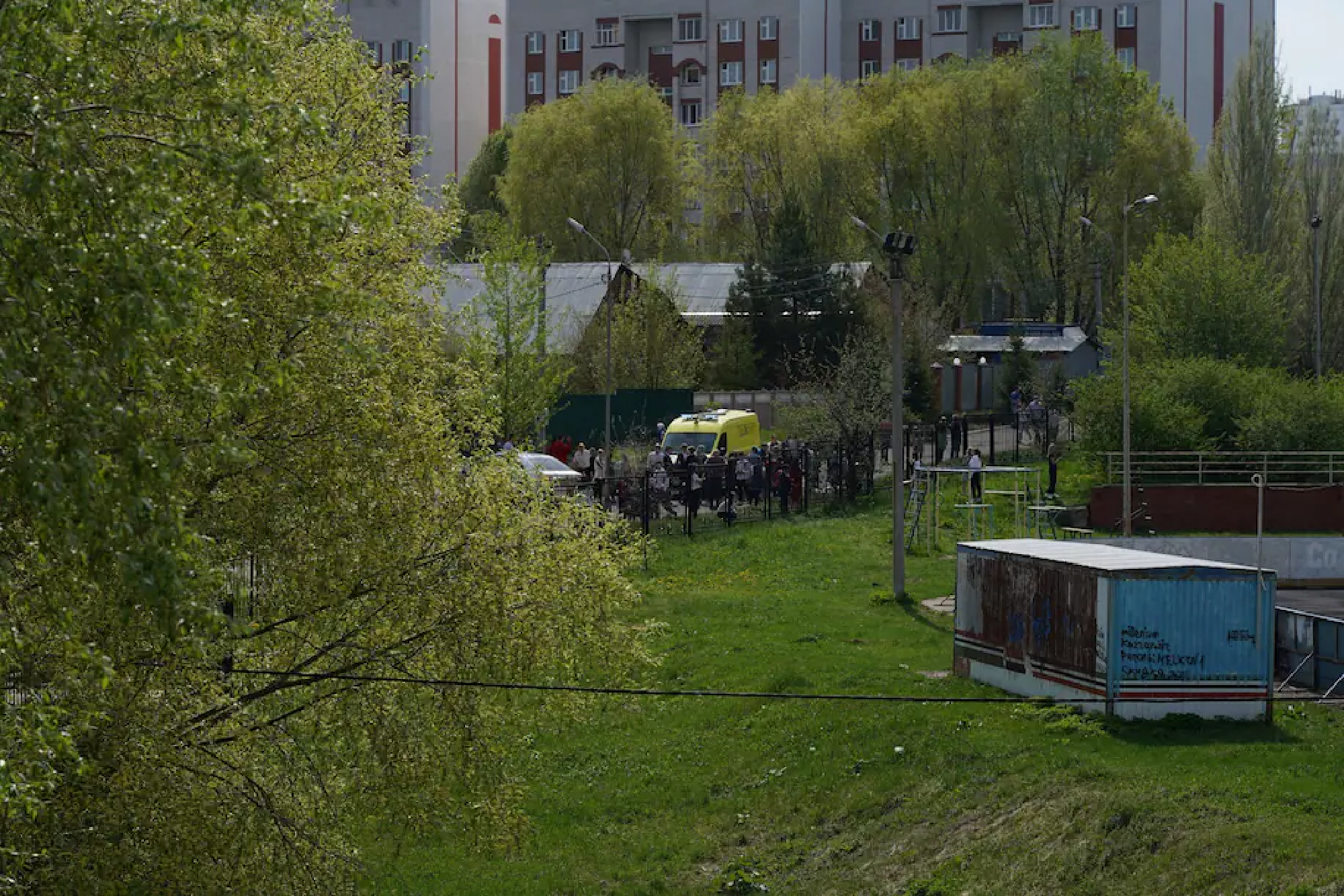 At least 9 dead in rare Russian school shooting