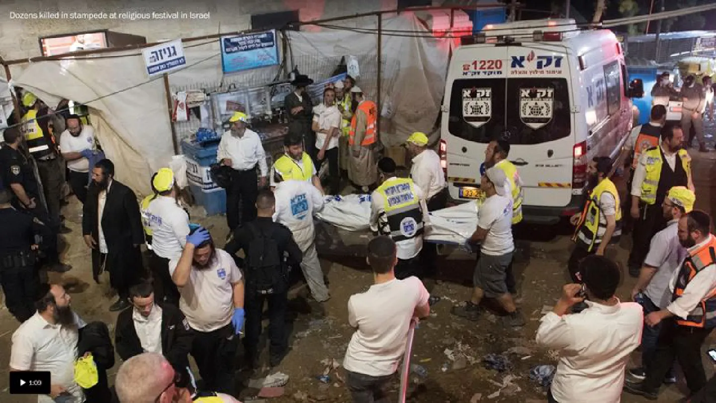 As Israel buries the dead, questions grow over responsibility for deadly stampede As Israel buries the dead, questions grow over responsibility for deadly stampede