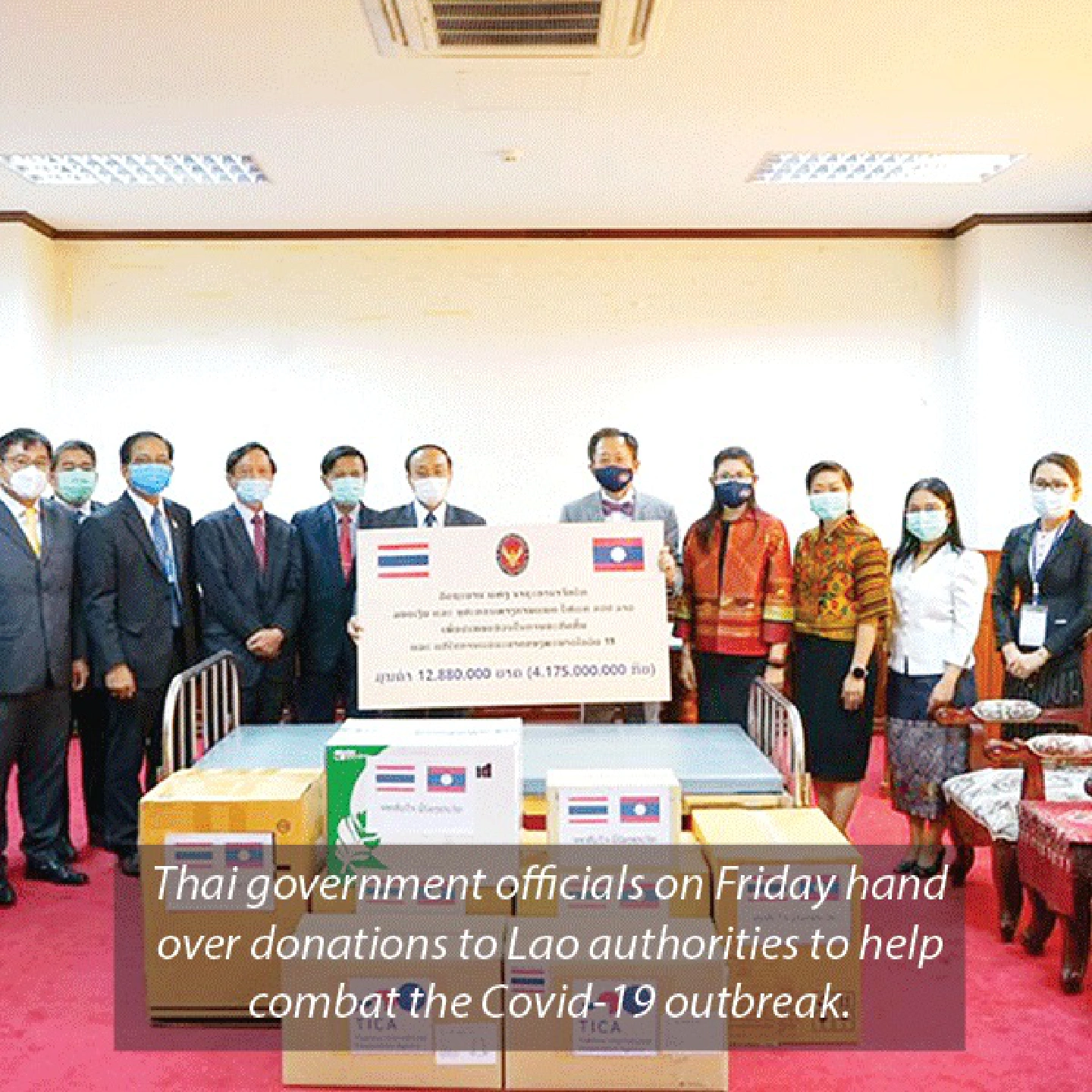 Thailand supports Laos’ battle against Covid-19