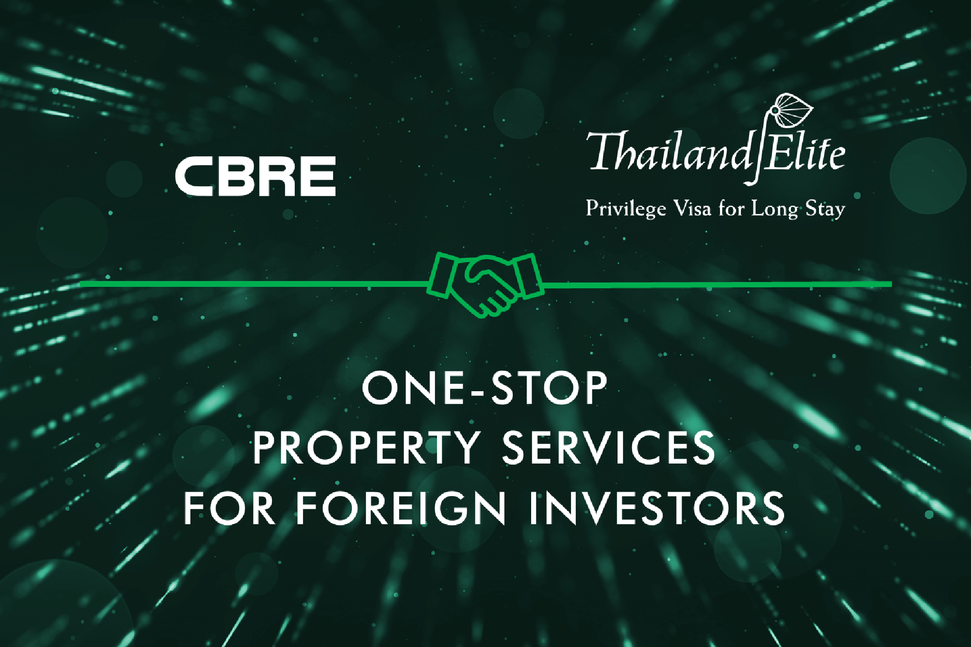 CBRE ties up with Thailand Elite Card to offer one-stop services to foreign property buyers