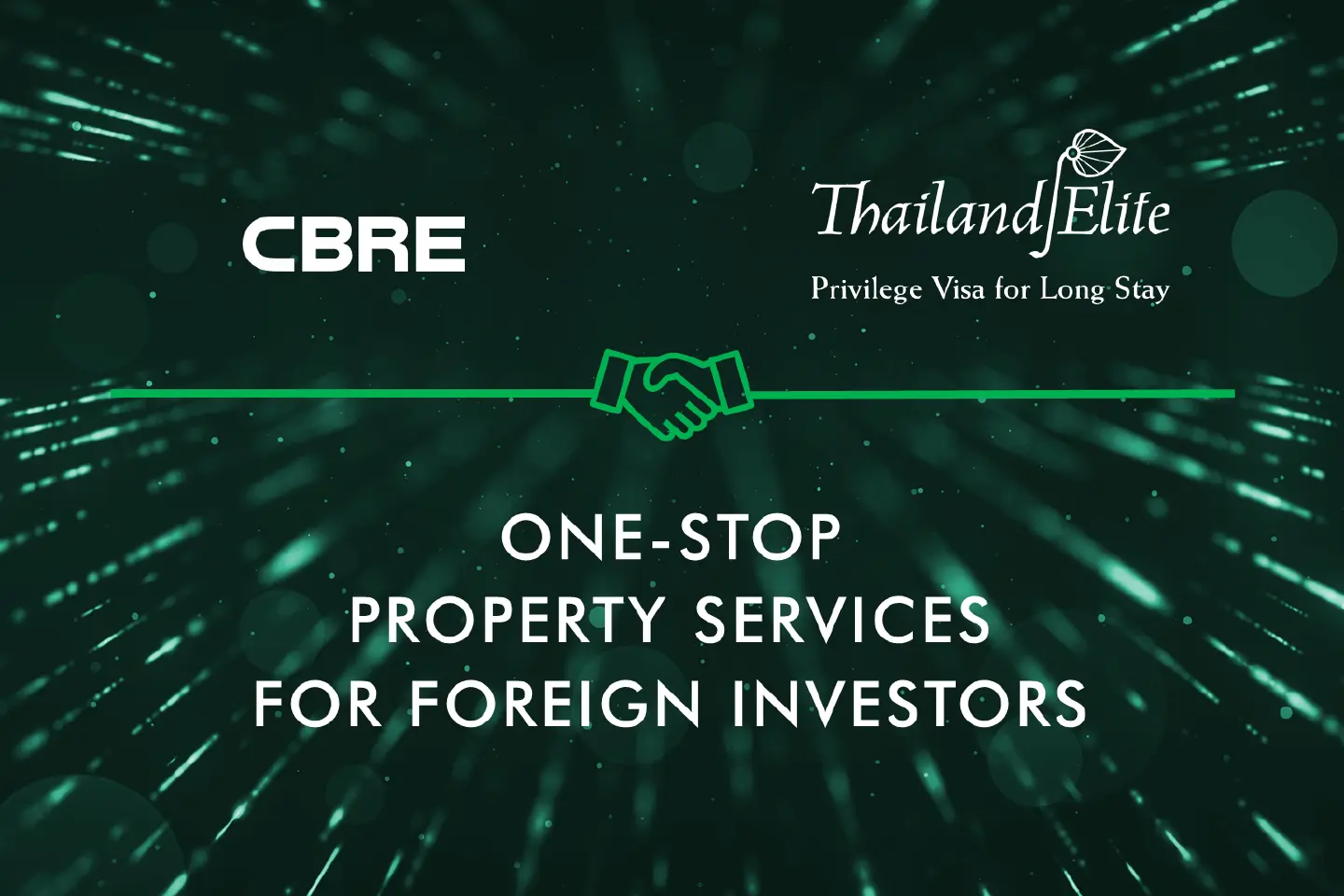 CBRE ties up with Thailand Elite Card to offer one-stop services to foreign property buyers