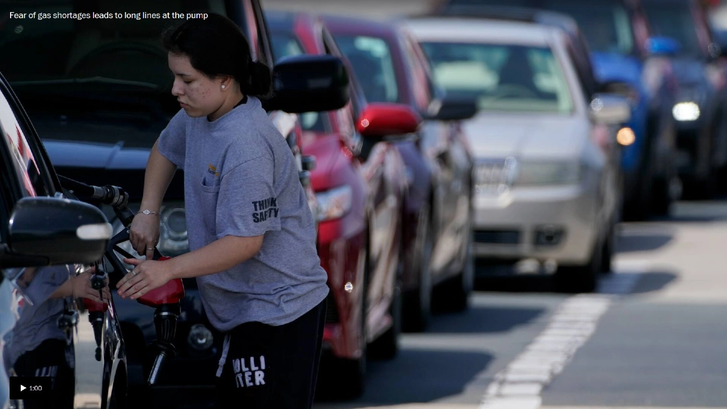 Fuel shortages crop up in Southeast, gas prices climb after pipeline hack