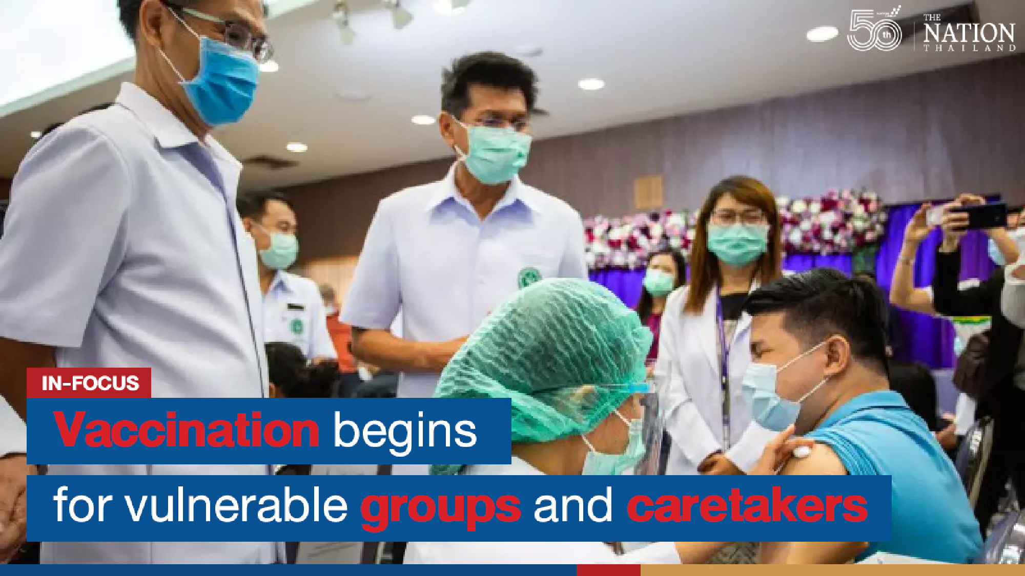 Vaccination begins for vulnerable groups and their caretakers