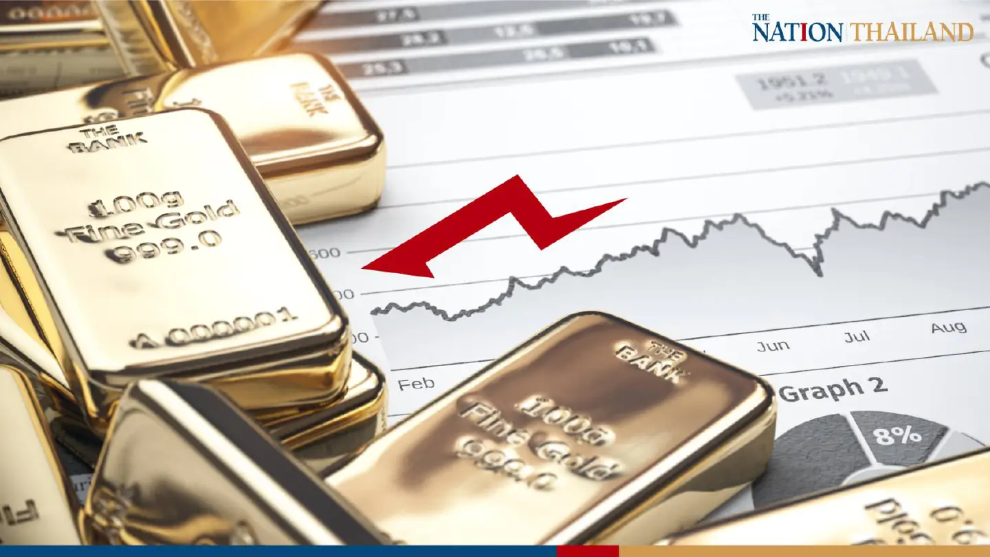 Gold price down in opening trade