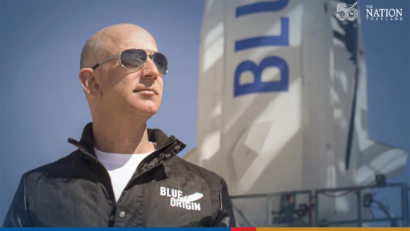Bezos announces hell be on first crewed spaceflight of Blue Origin rocket