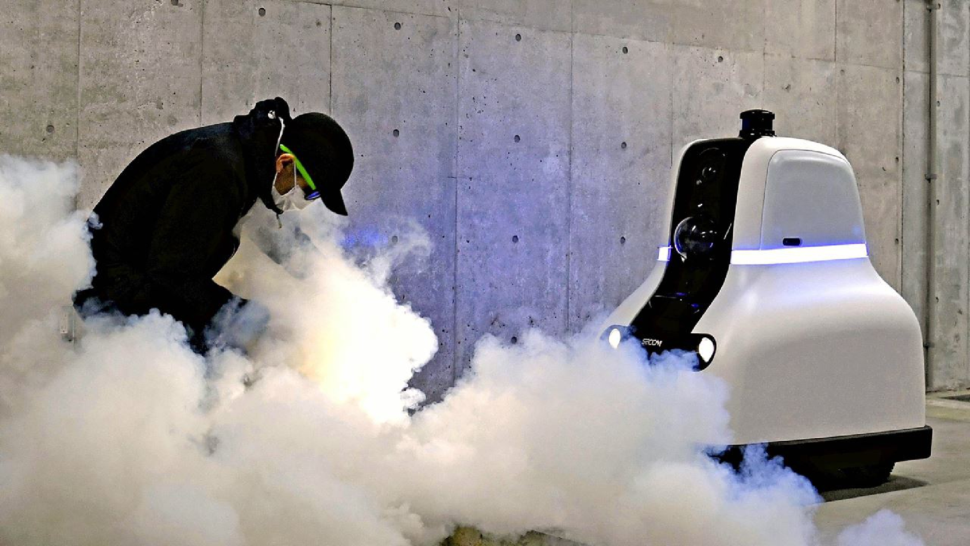 Guardian robots to use smoke to baffle intruders