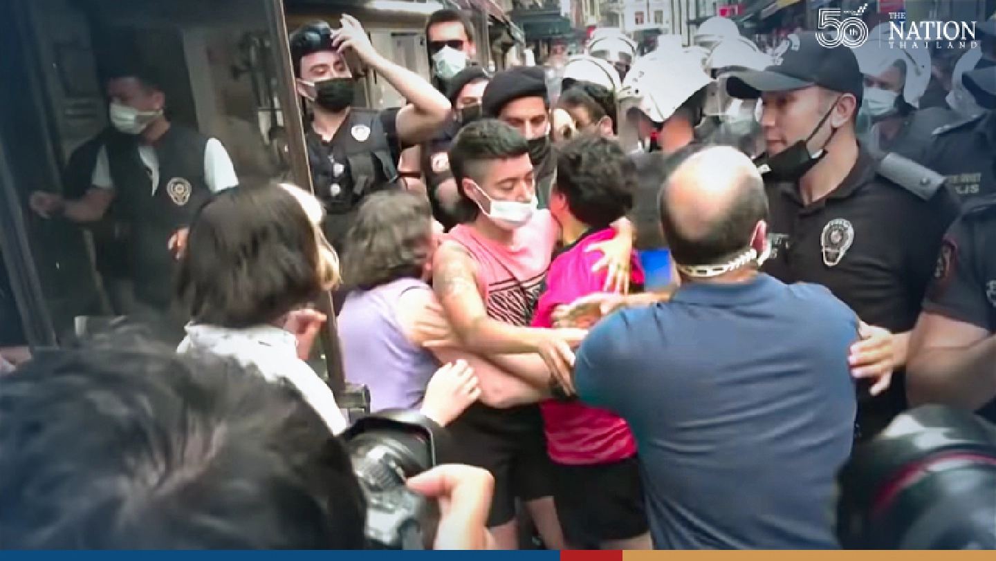Turkish police break up Pride parade with tear gas