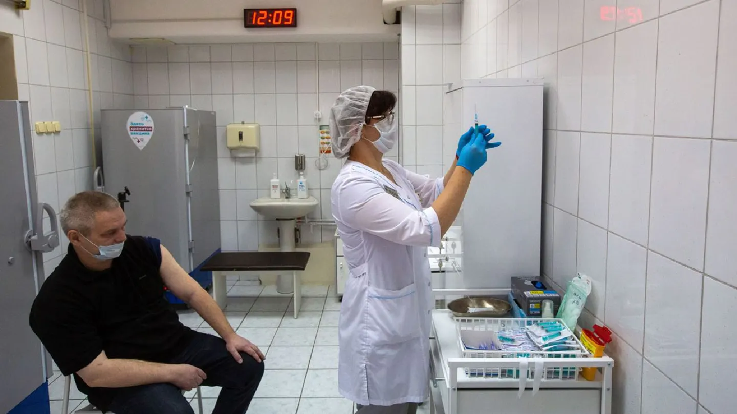 Russian business tempts vaccine skeptics with snowmobile raffles