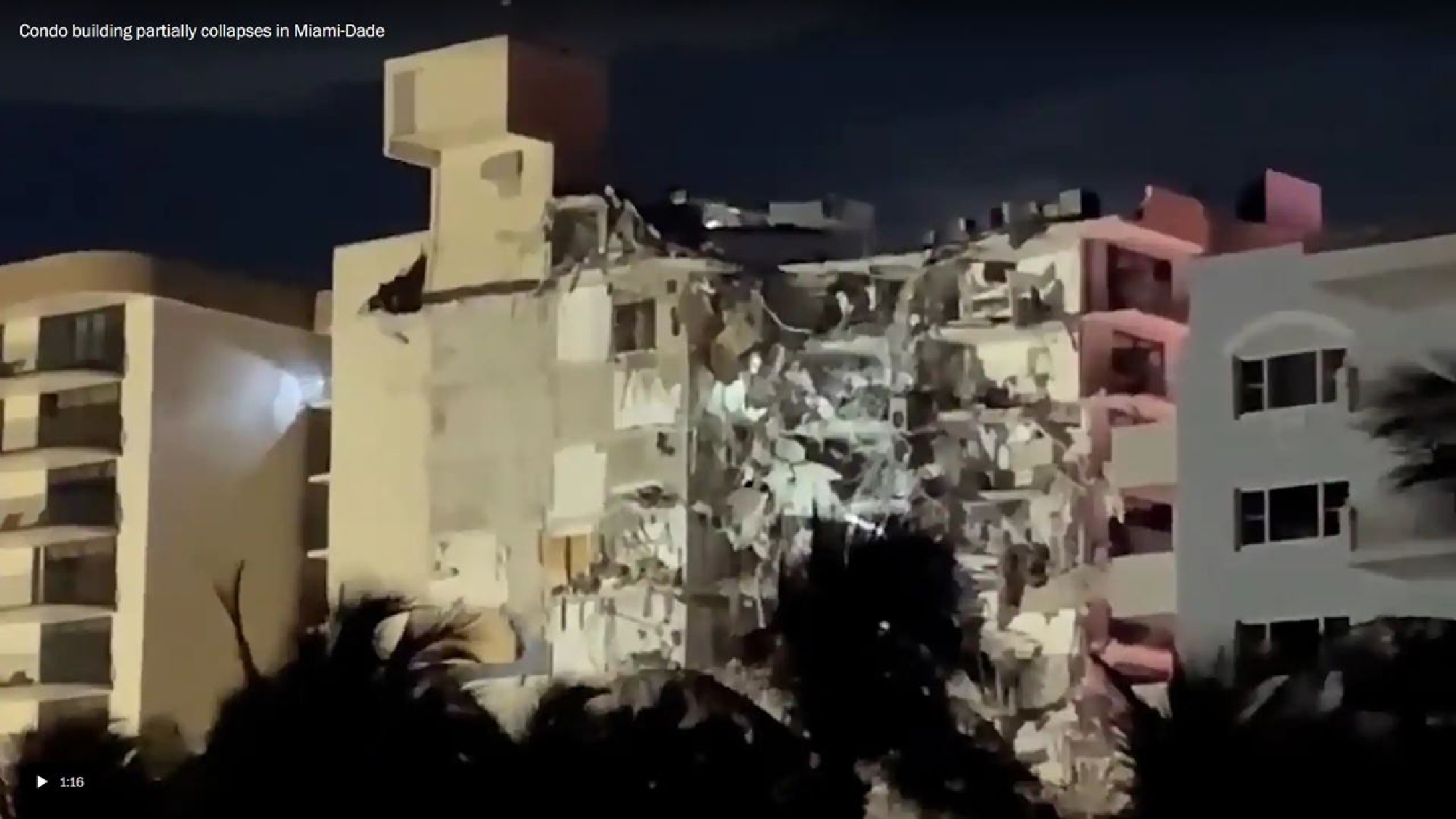 99 people unaccounted for in Miami-Dade condo collapse