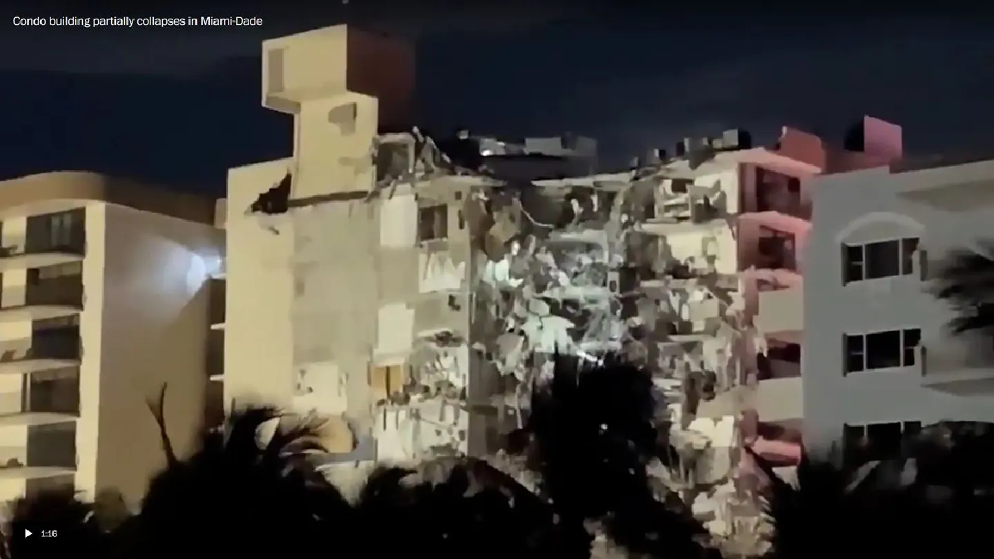 99 people unaccounted for in Miami-Dade condo collapse