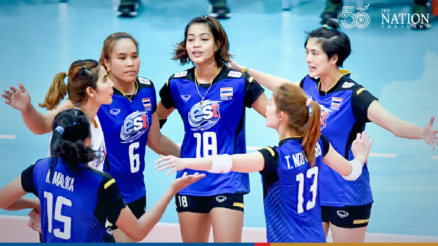 Thai volleyball team finish last in Women’s Nations League Thai volleyball team finish last in Women’s Nations League
