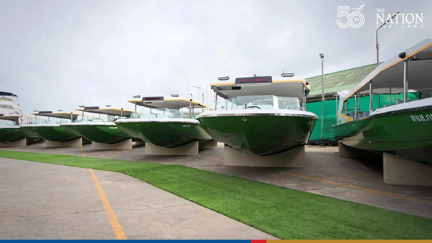 Electric ferries buzz Saen Saep canal ahead of August launch